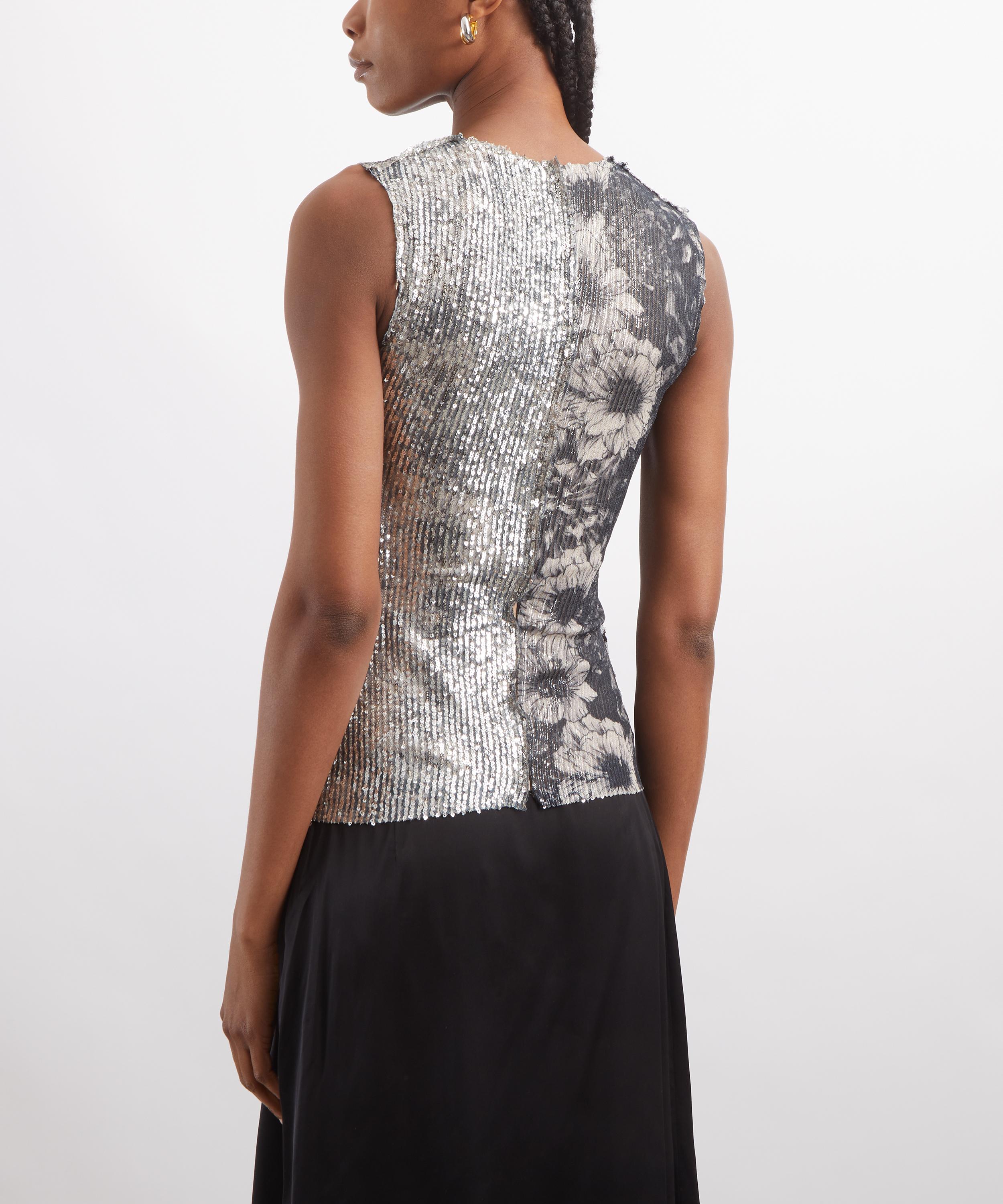 Maison Margiela - Sequin Floral Top image number 3