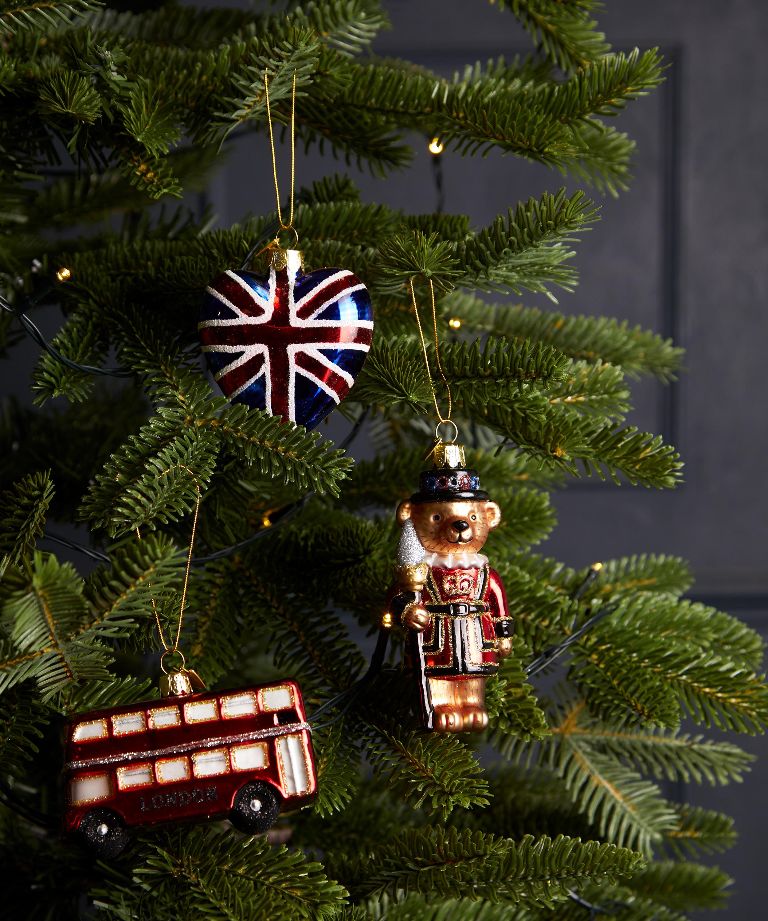 Christmas - British Glass Ornaments Set of 3 image number 1
