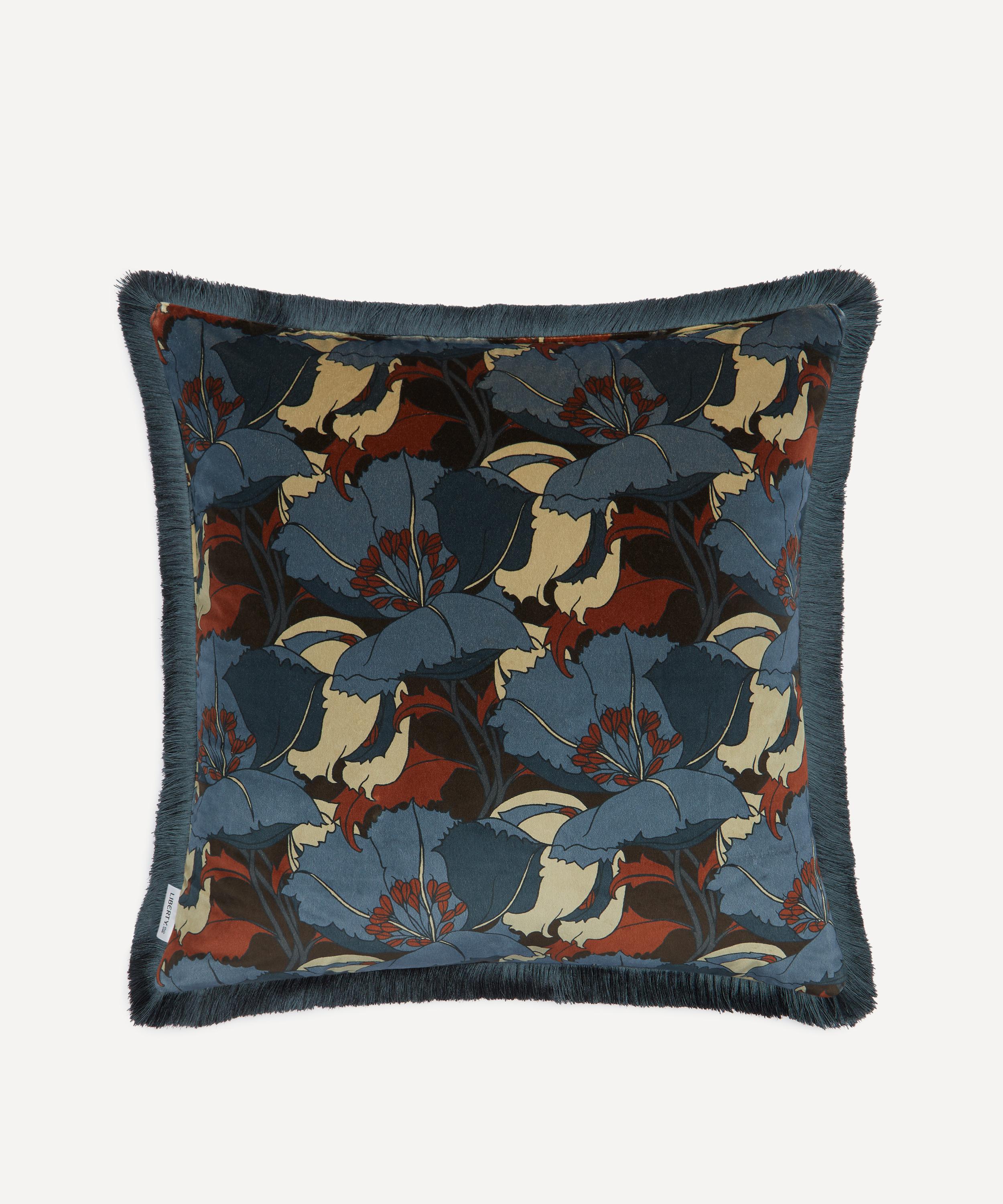 Liberty - Eustacia Velvet Fringed Cushion