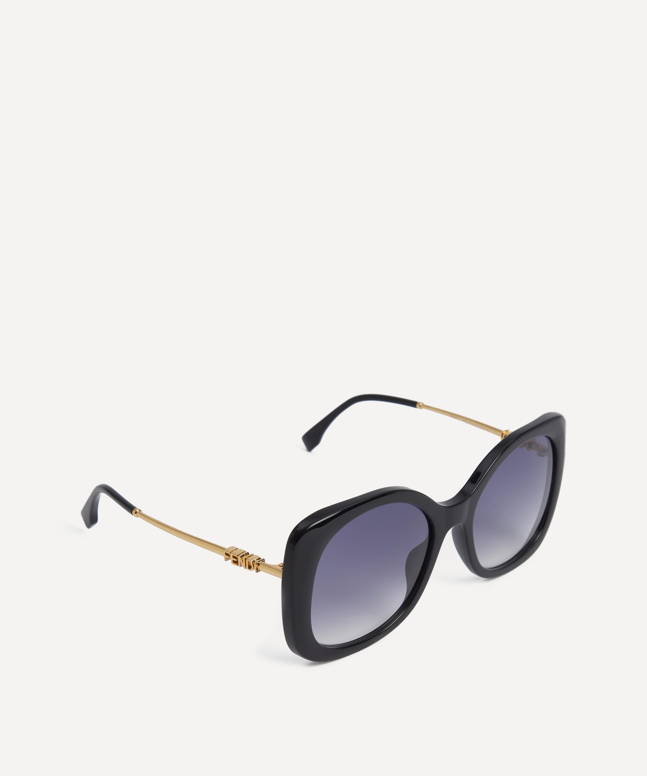 Fendi - Fendigraphy Black Square Acetate Sunglasses image number 1