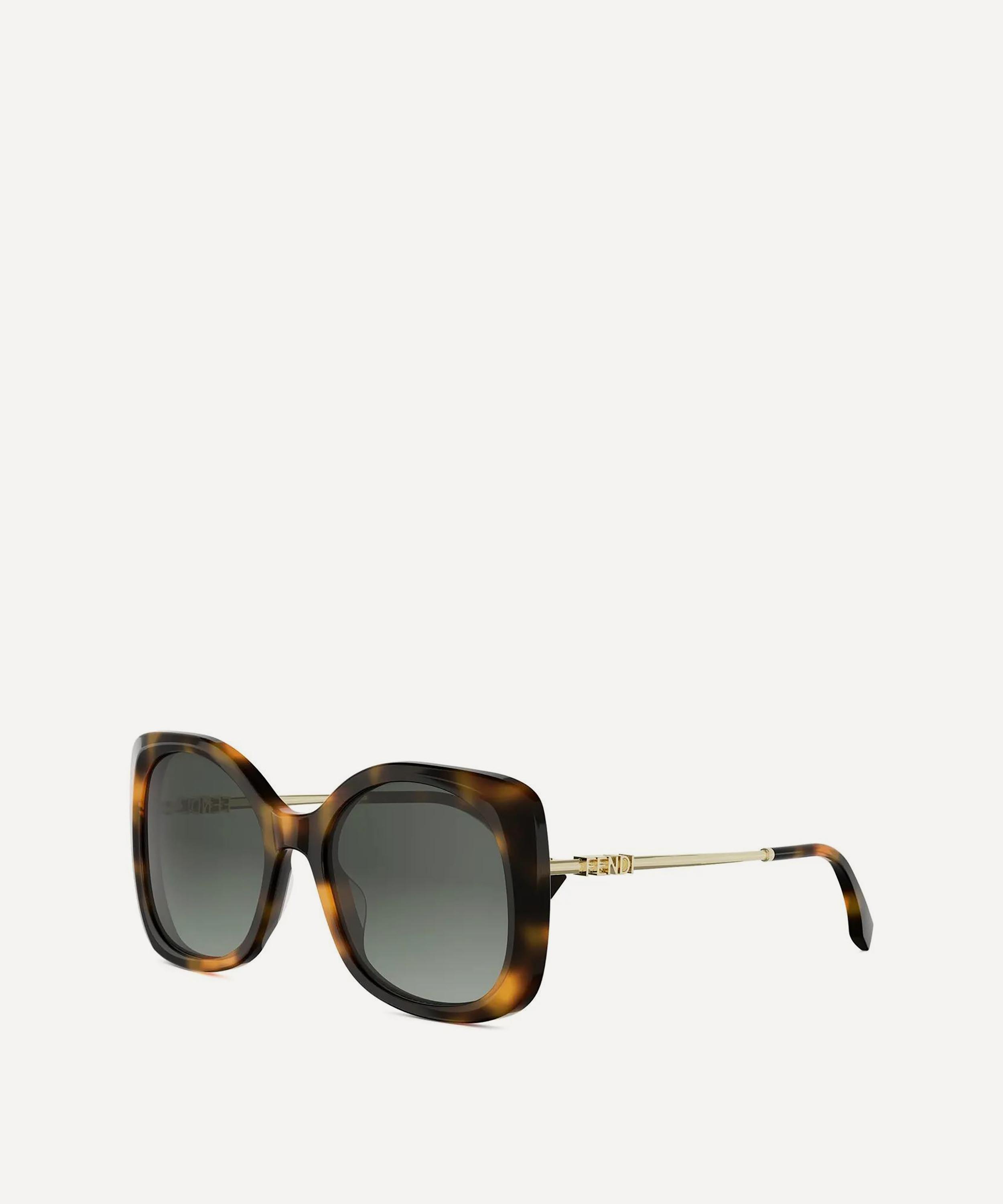 Fendi - Fendigraphy Havana Square Acetate Sunglasses image number 1
