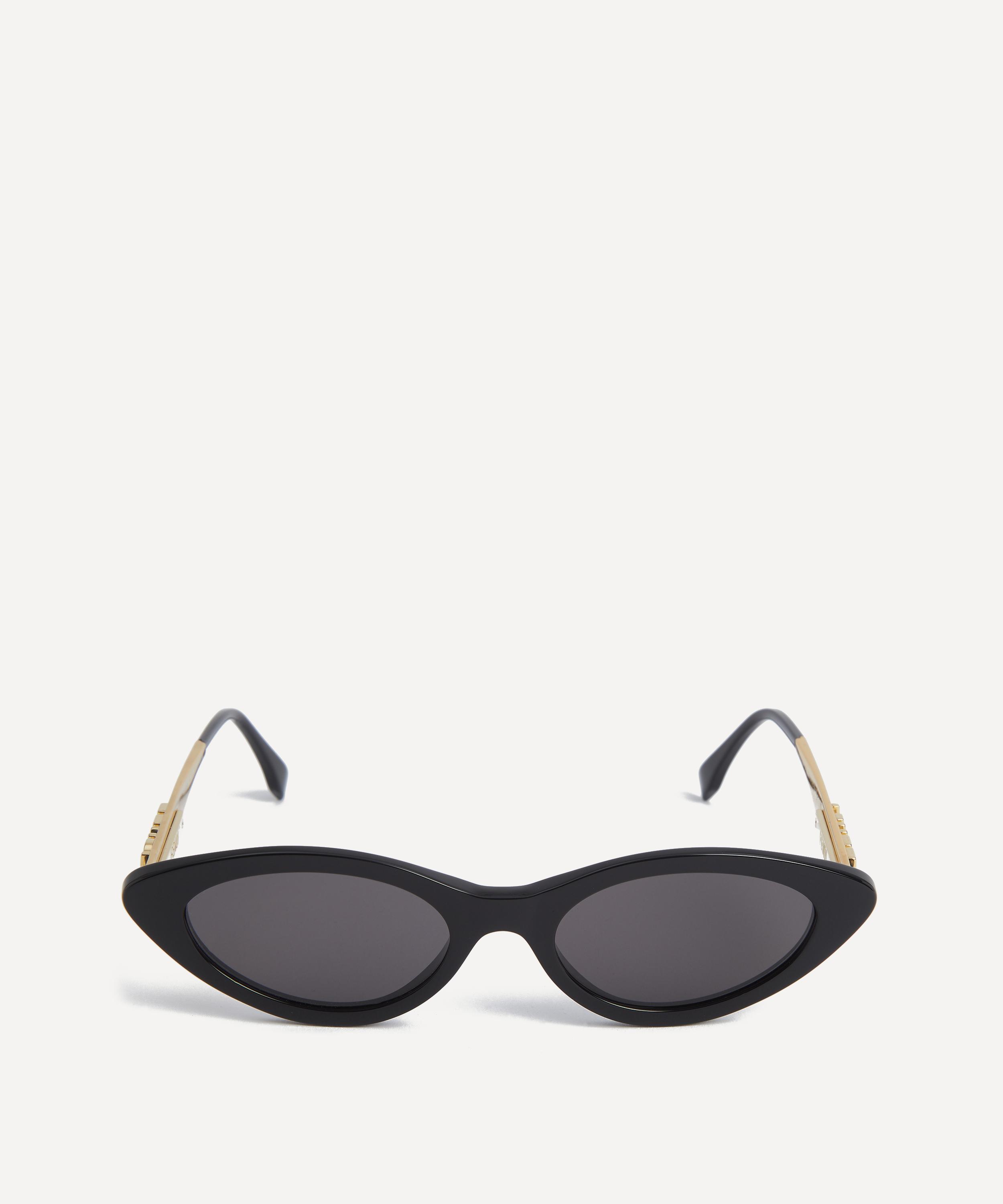 Fendi - Fendigraphy Black Cat-Eye Acetate Sunglasses