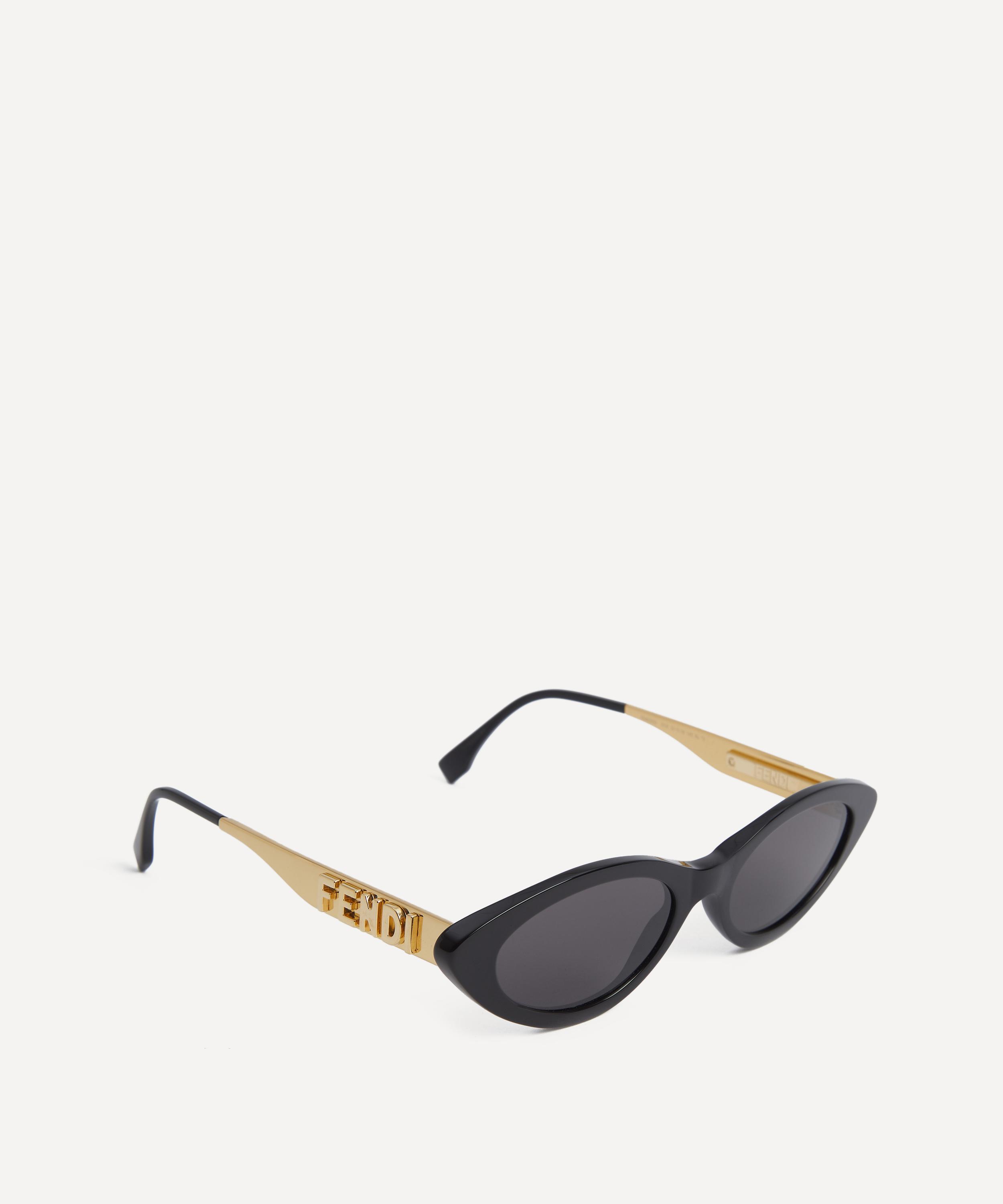 Fendi - Fendigraphy Black Cat-Eye Acetate Sunglasses image number 1