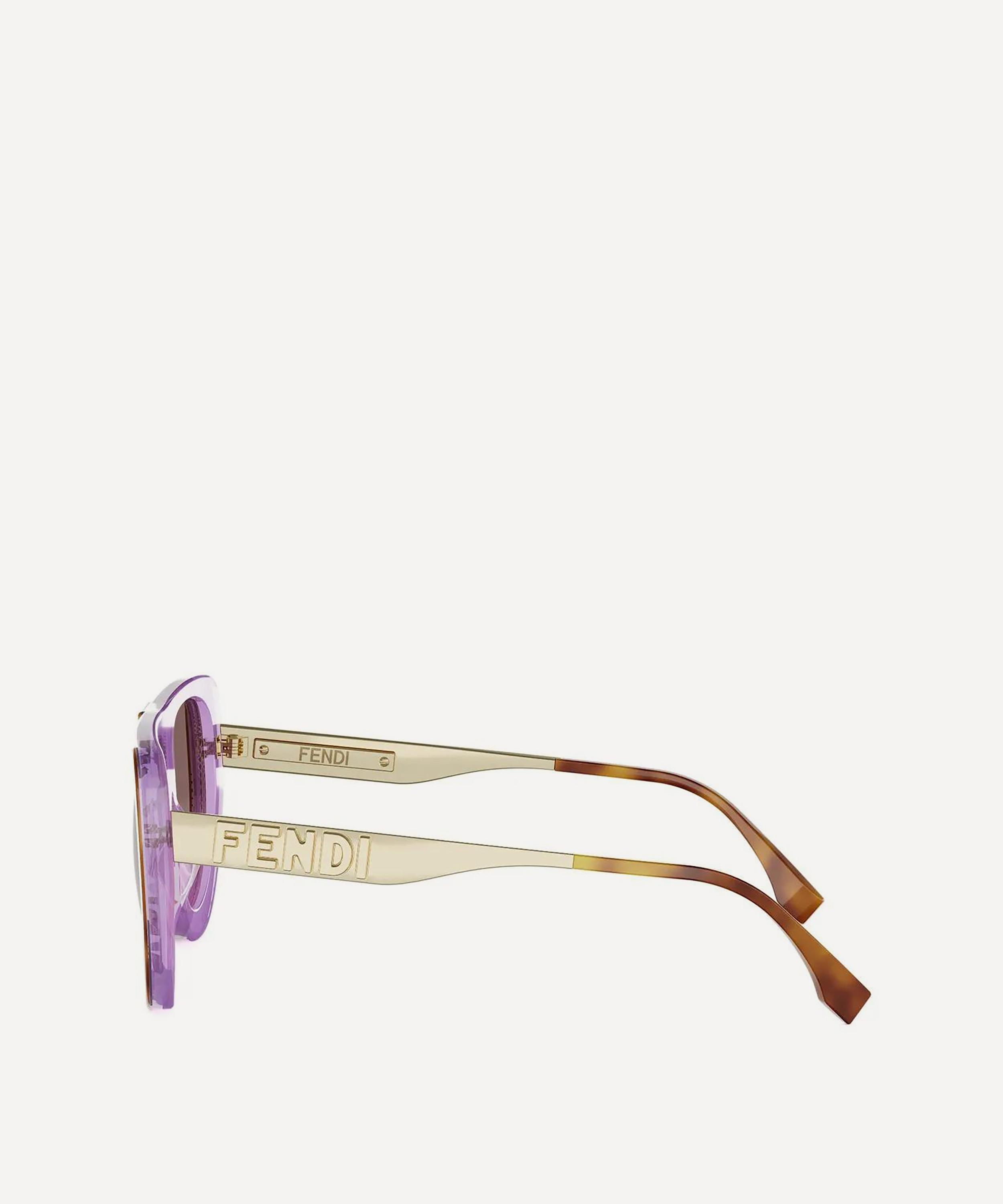 Fendi - Fendigraphy Havana Pantos Sunglasses image number 2