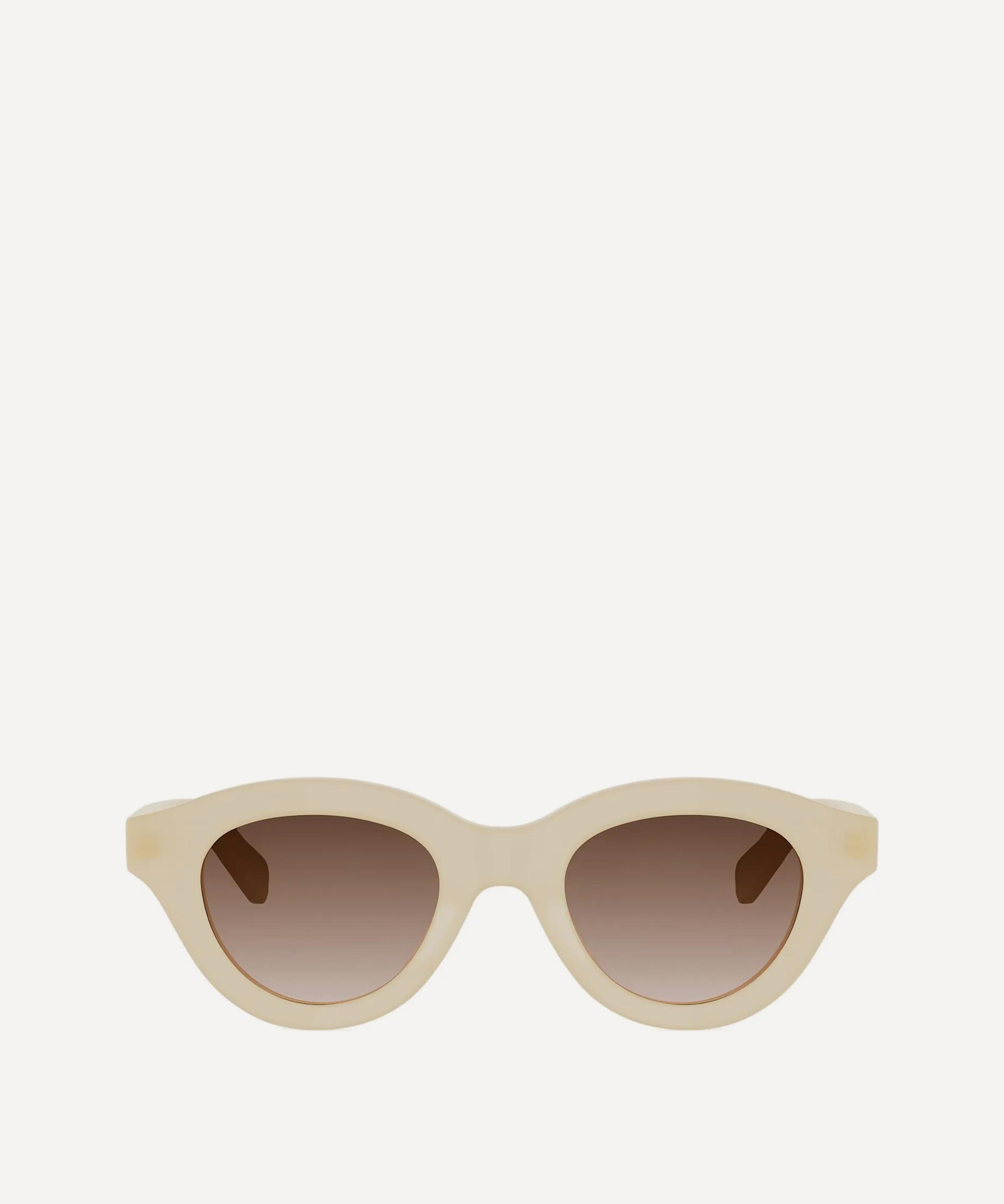 Celine - Triomphe Mini Yellow Pantos Sunglasses