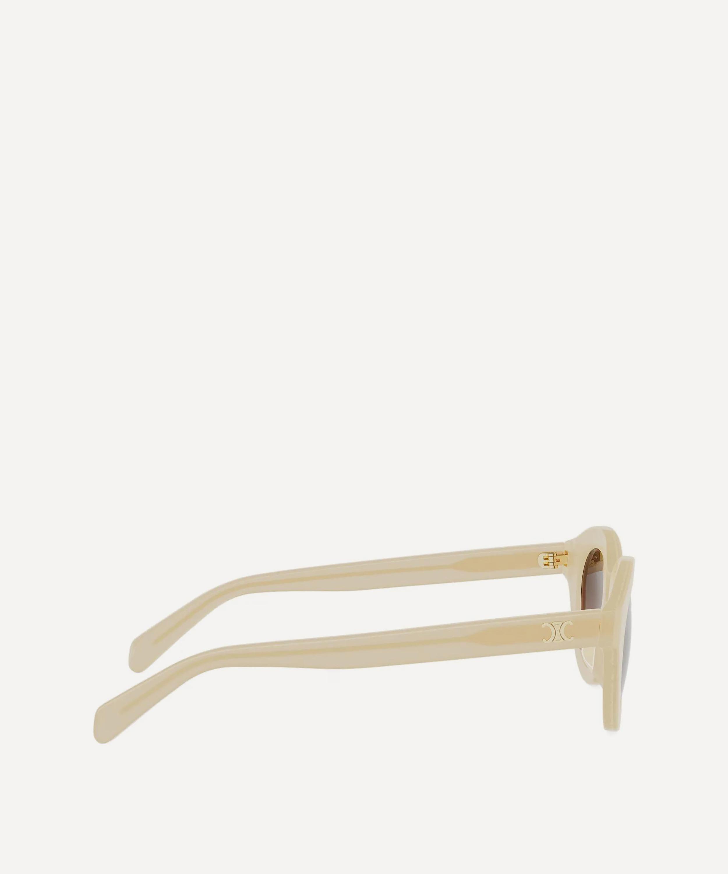 Celine - Triomphe Mini Yellow Pantos Sunglasses image number 2