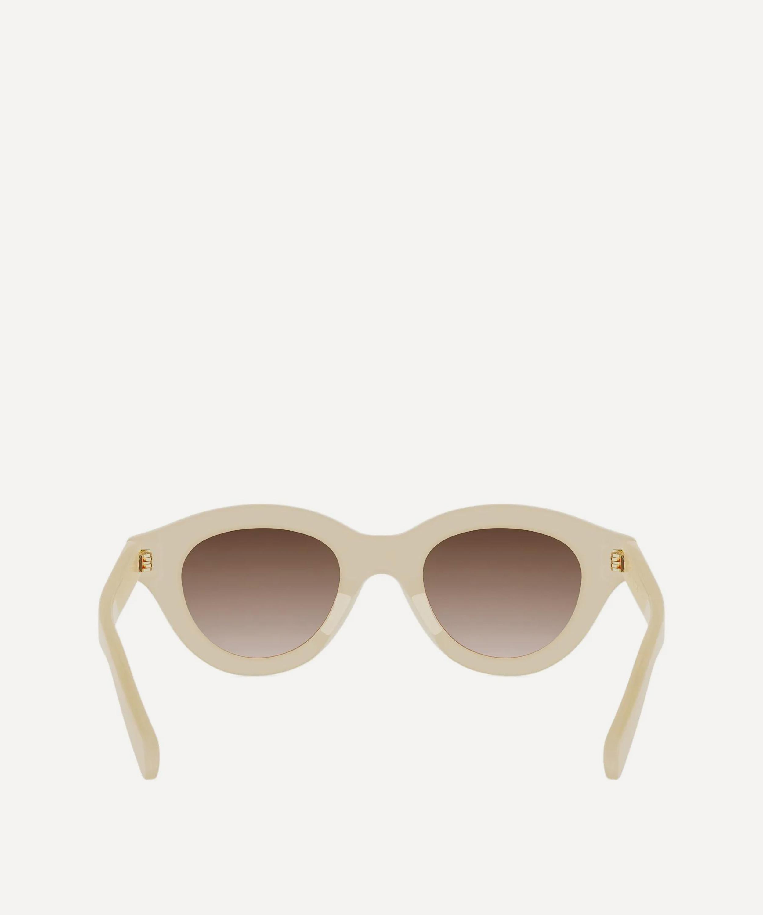 Celine - Triomphe Mini Yellow Pantos Sunglasses image number 4