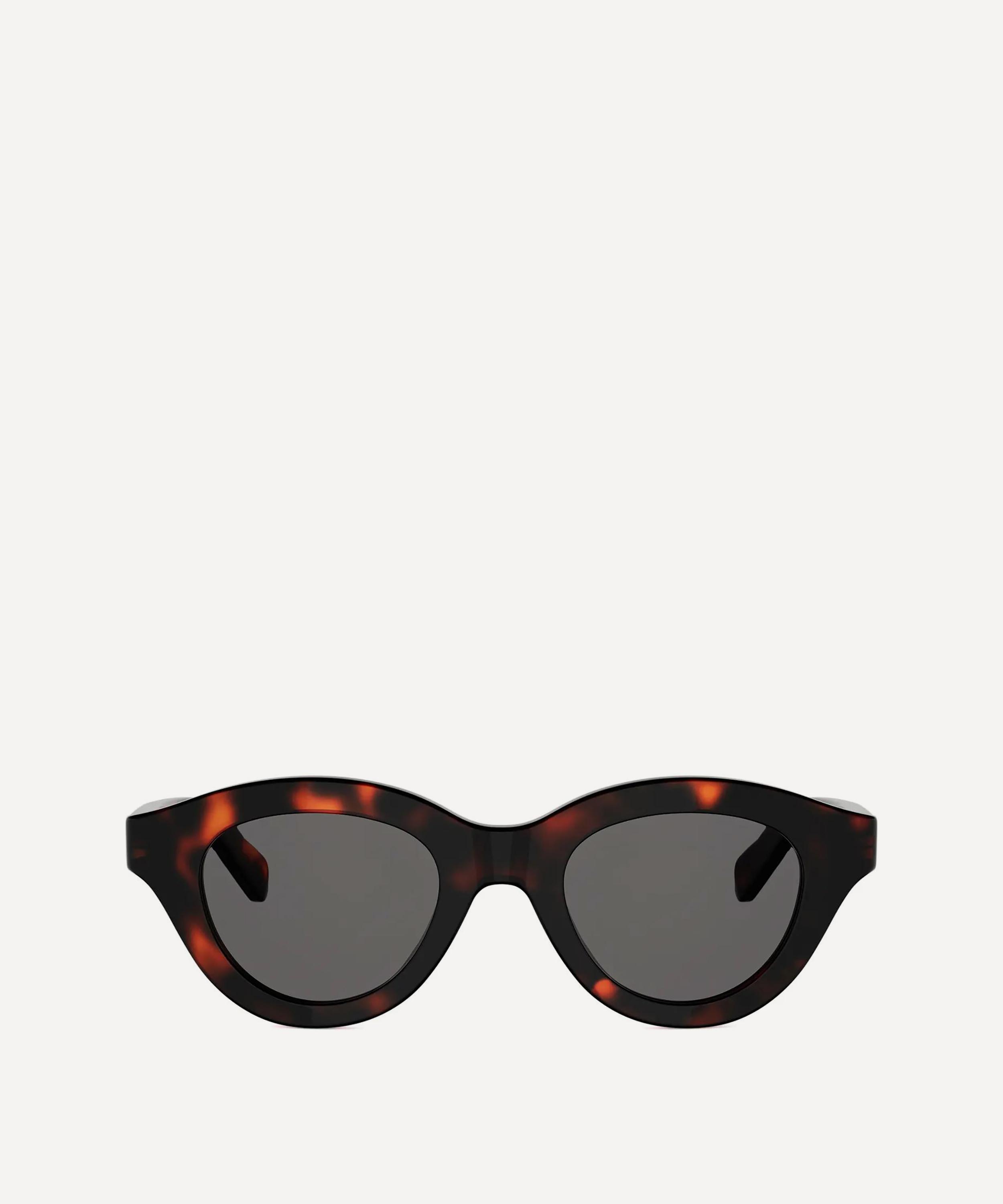 Celine - Triomphe Mini Havana Pantos Sunglasses