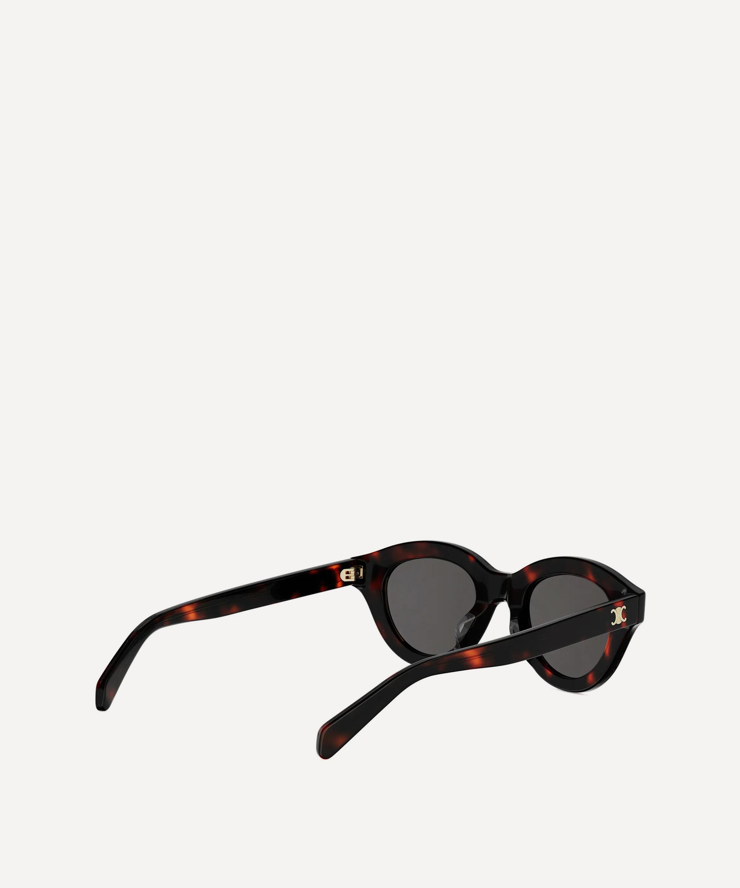 Celine - Triomphe Mini Havana Pantos Sunglasses image number 3