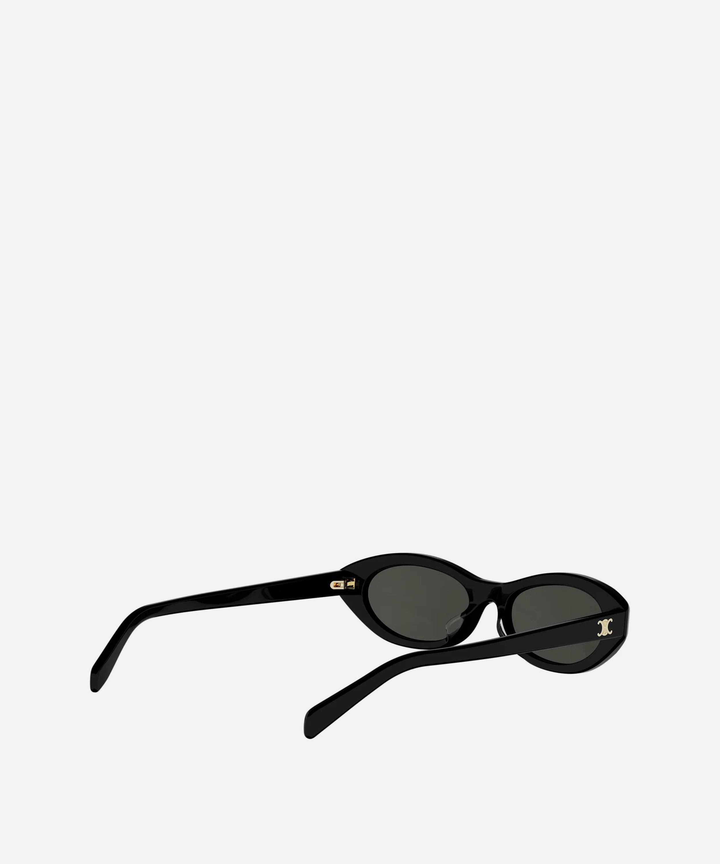 Celine - Triomphe Mini Oval Sunglasses image number 3