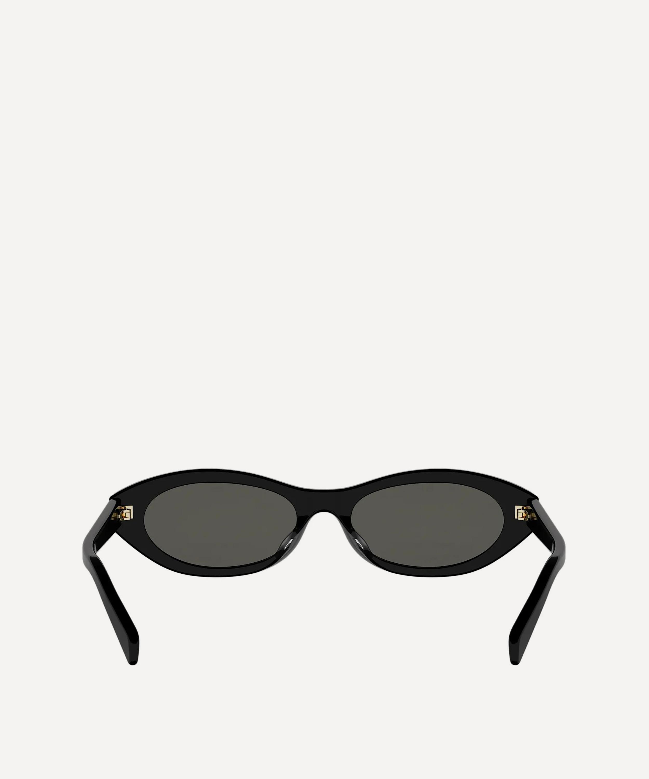Celine - Triomphe Mini Oval Sunglasses image number 4