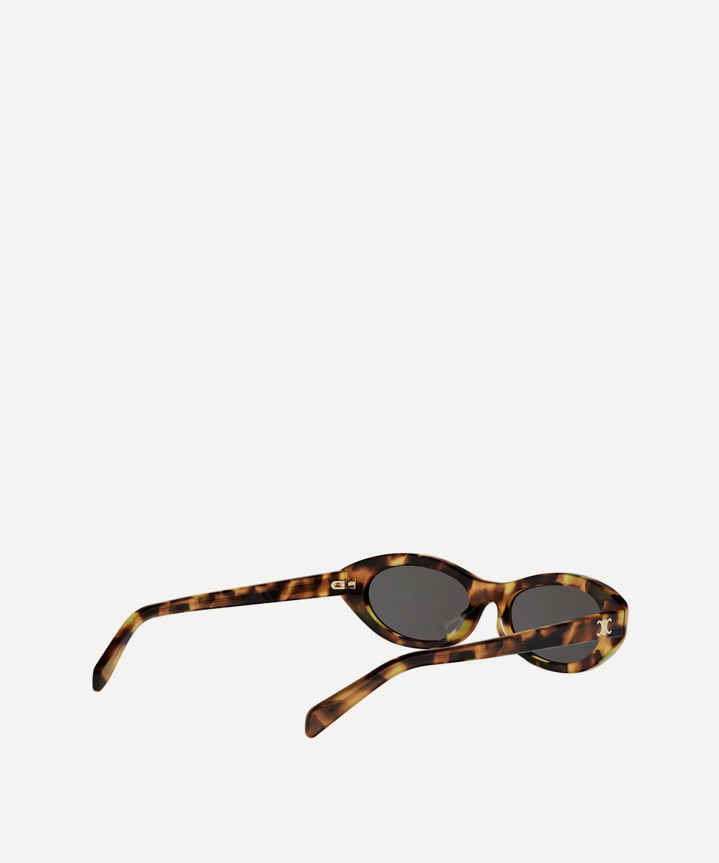 Celine - Triomphe Mini Oval Sunglasses image number 3