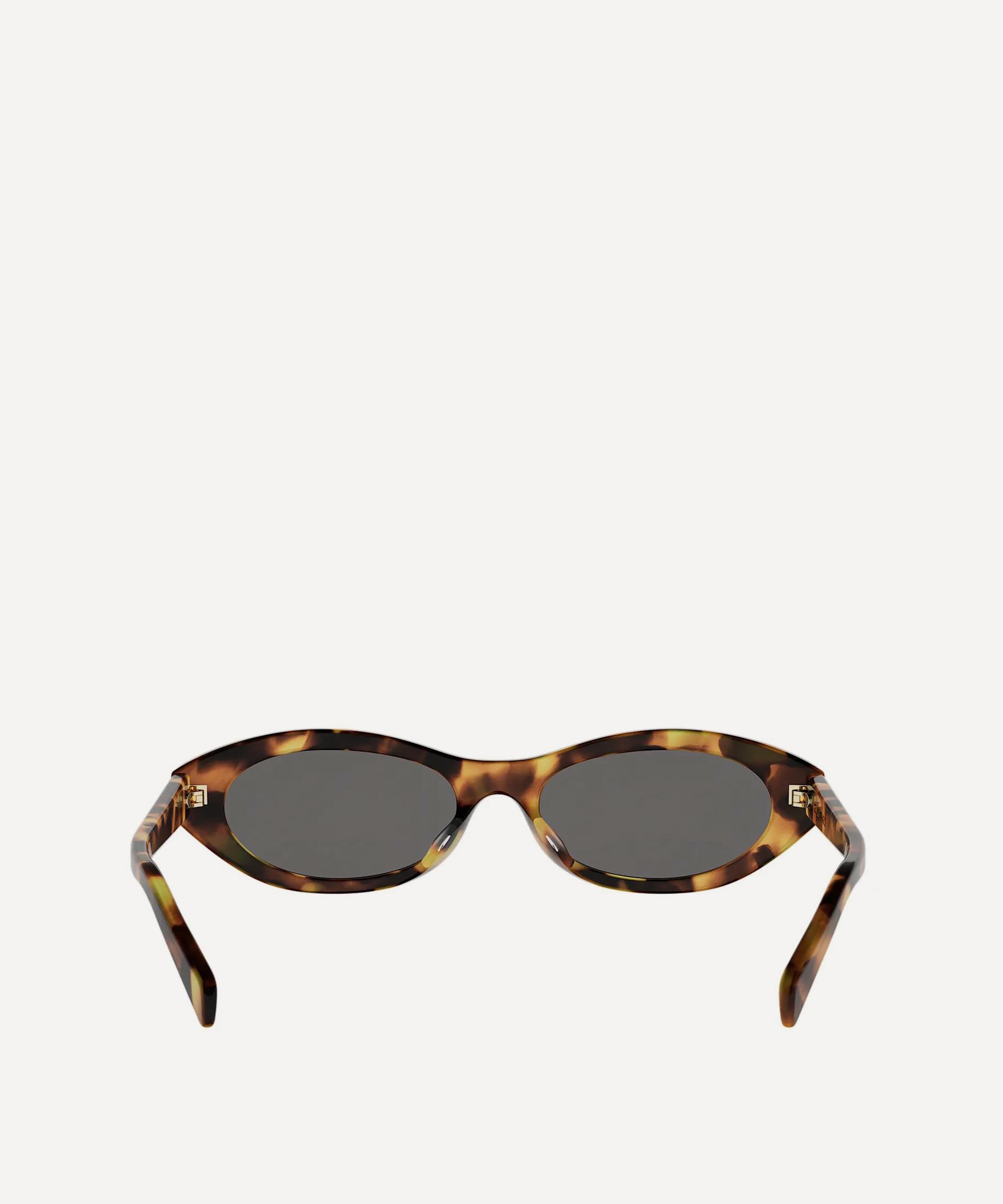Celine - Triomphe Mini Oval Sunglasses image number 4