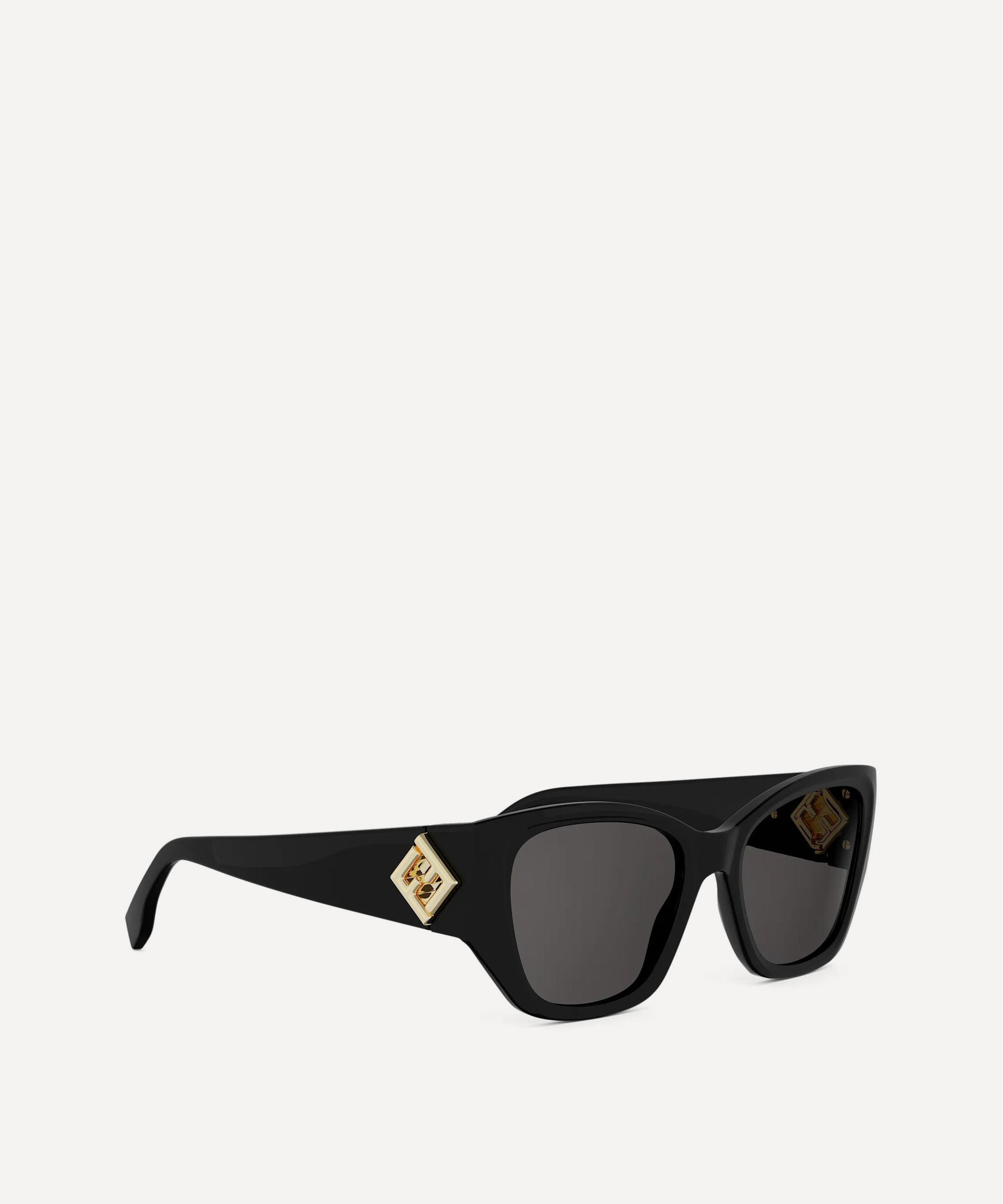 Fendi - FF Diamonds Black Cat Eye Sunglasses image number 1