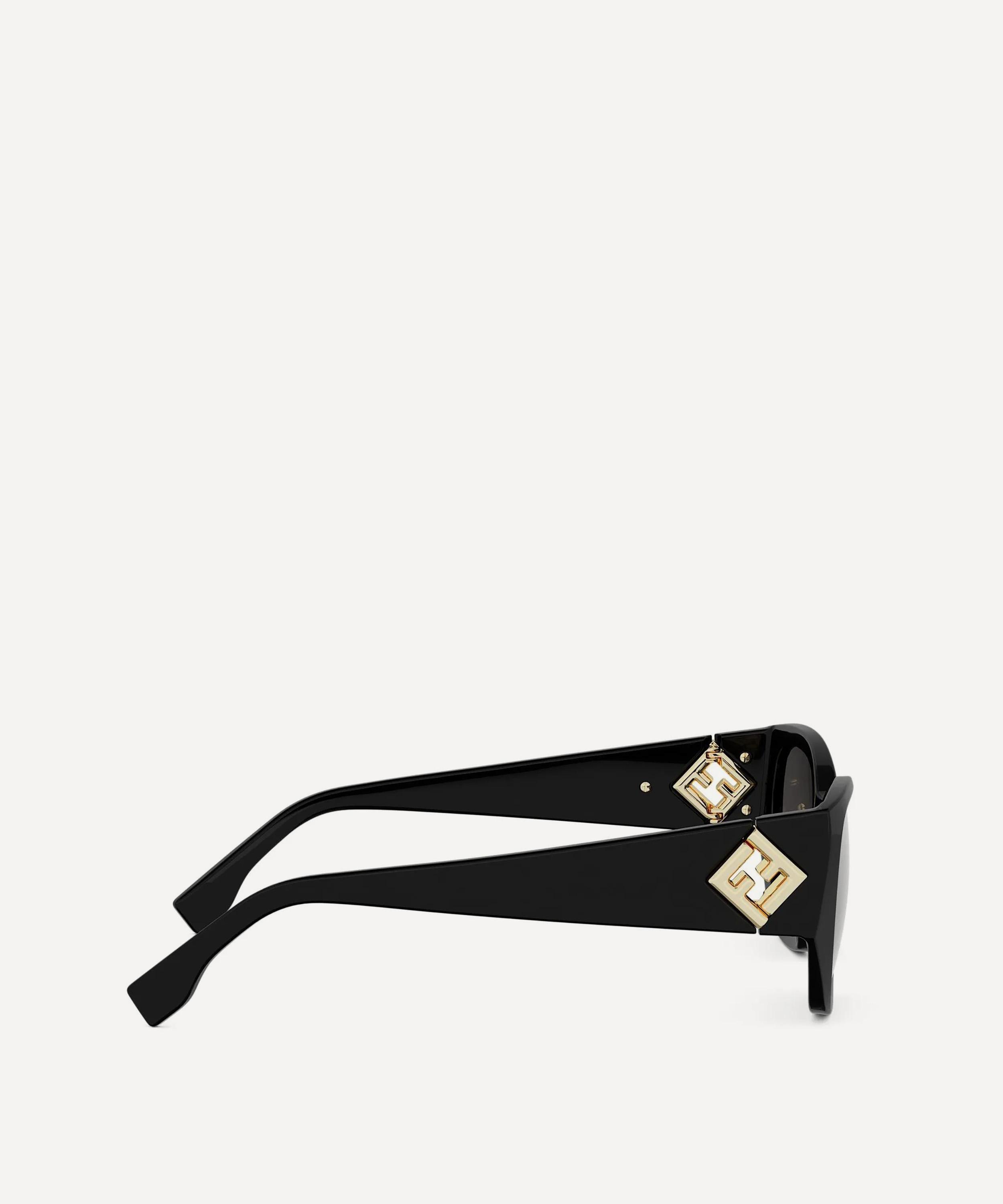 Fendi - FF Diamonds Black Cat Eye Sunglasses image number 2