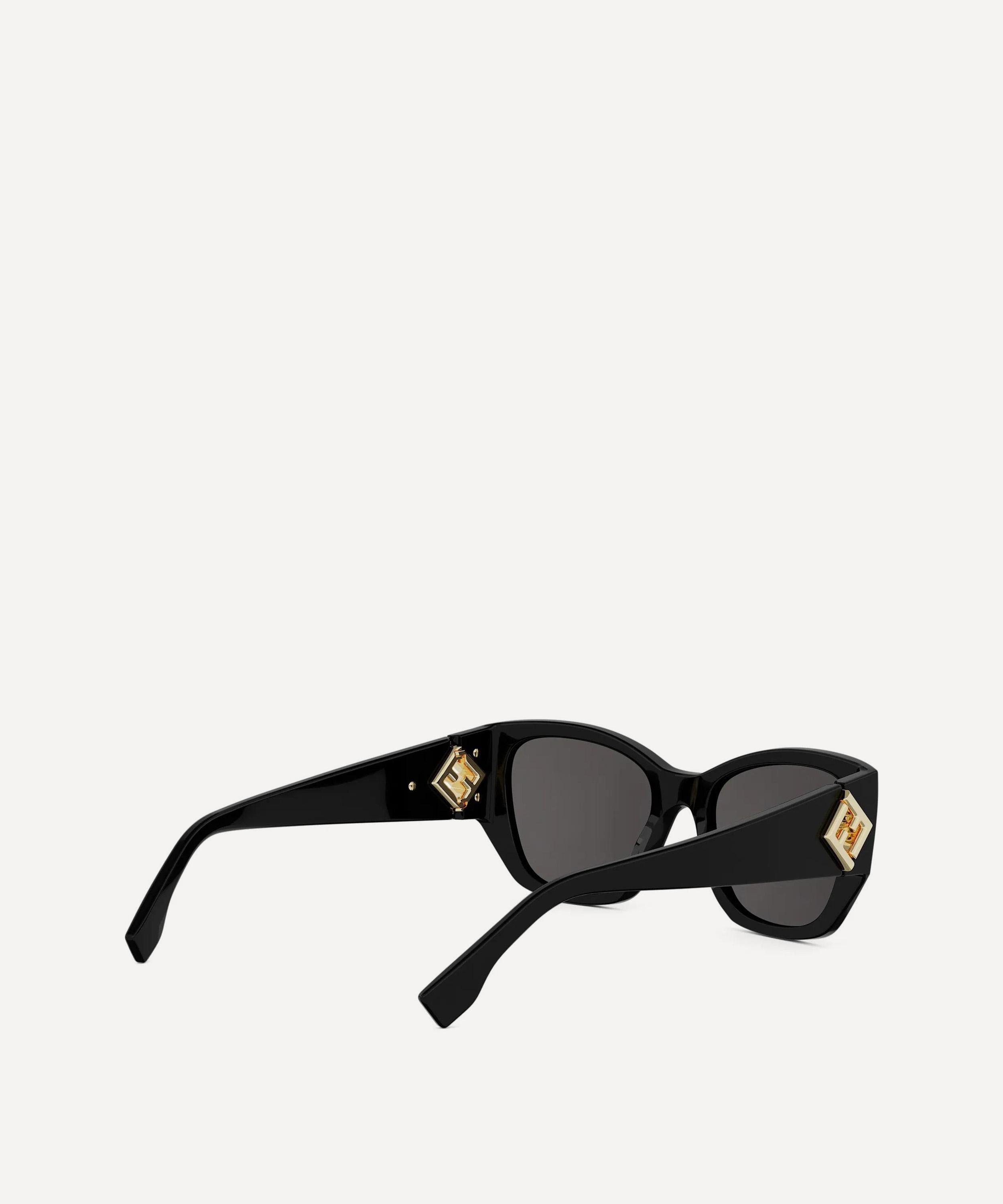 Fendi - FF Diamonds Black Cat Eye Sunglasses image number 3