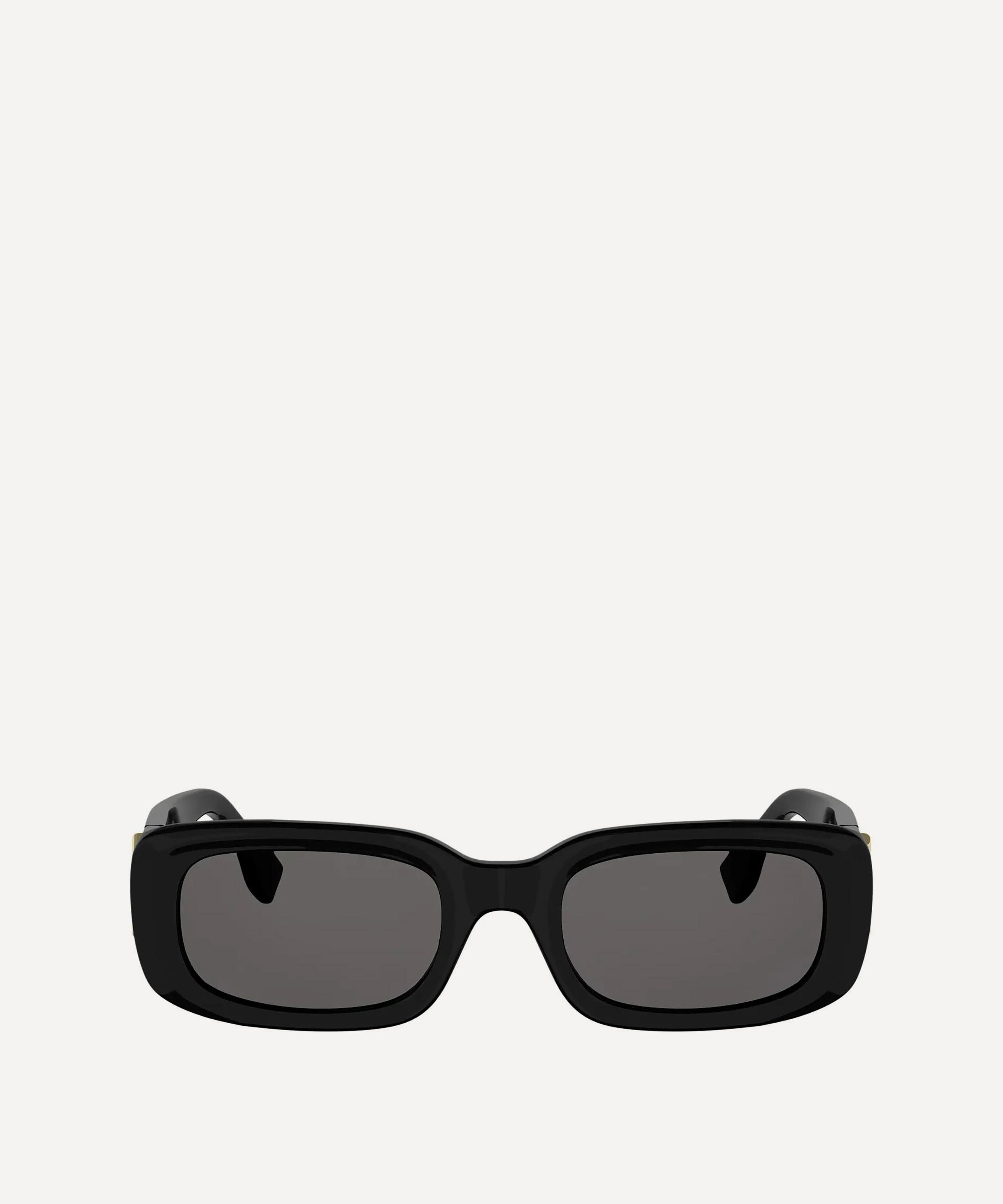 Fendi - FF Diamonds Black Rectangular Sunglasses