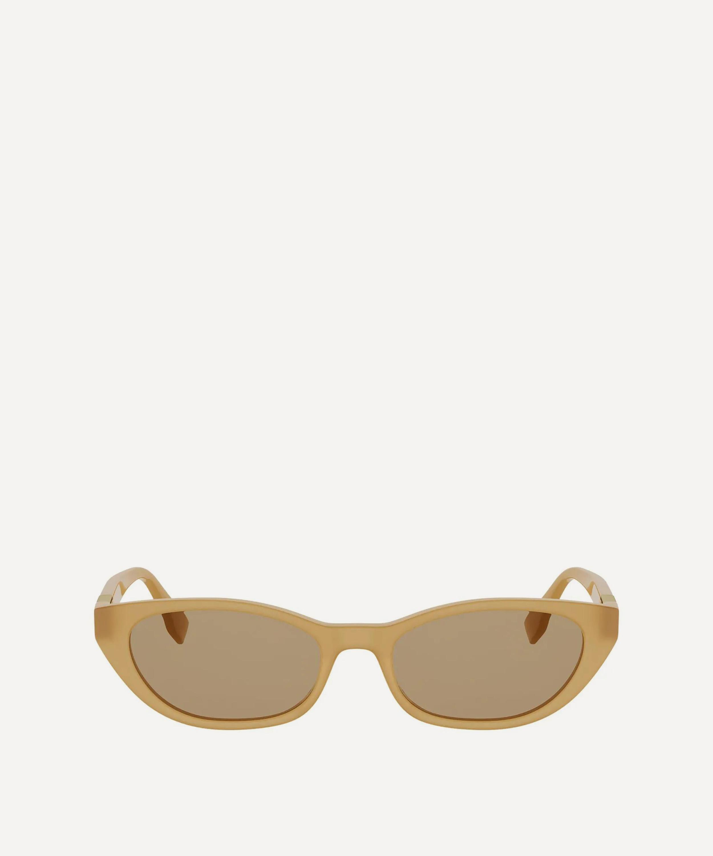 Fendi - Baguette Brown Cat Eye Sunglasses