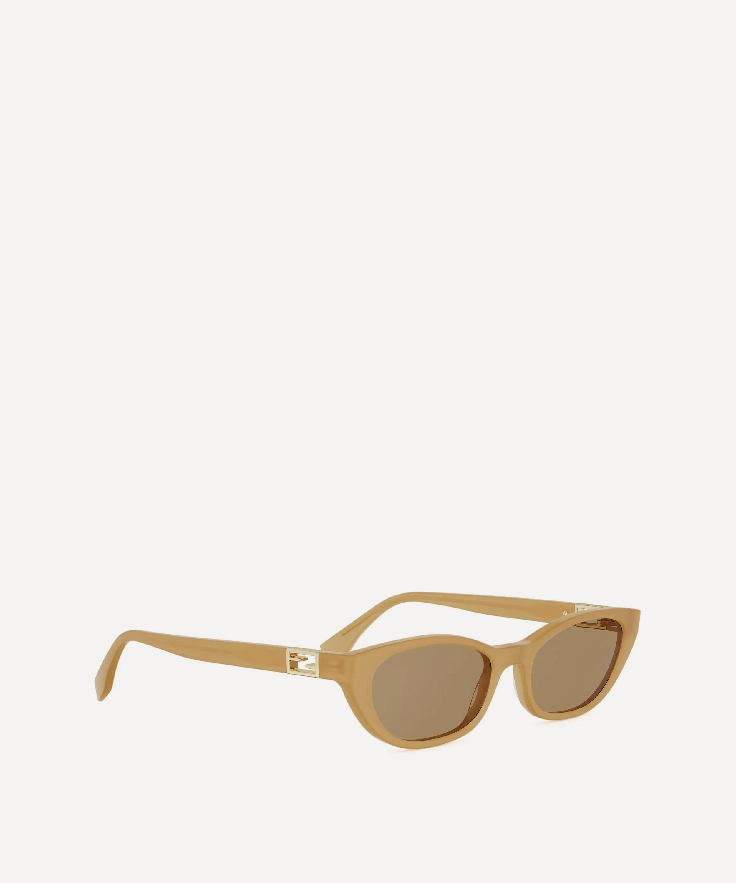 Fendi - Baguette Brown Cat Eye Sunglasses image number 1