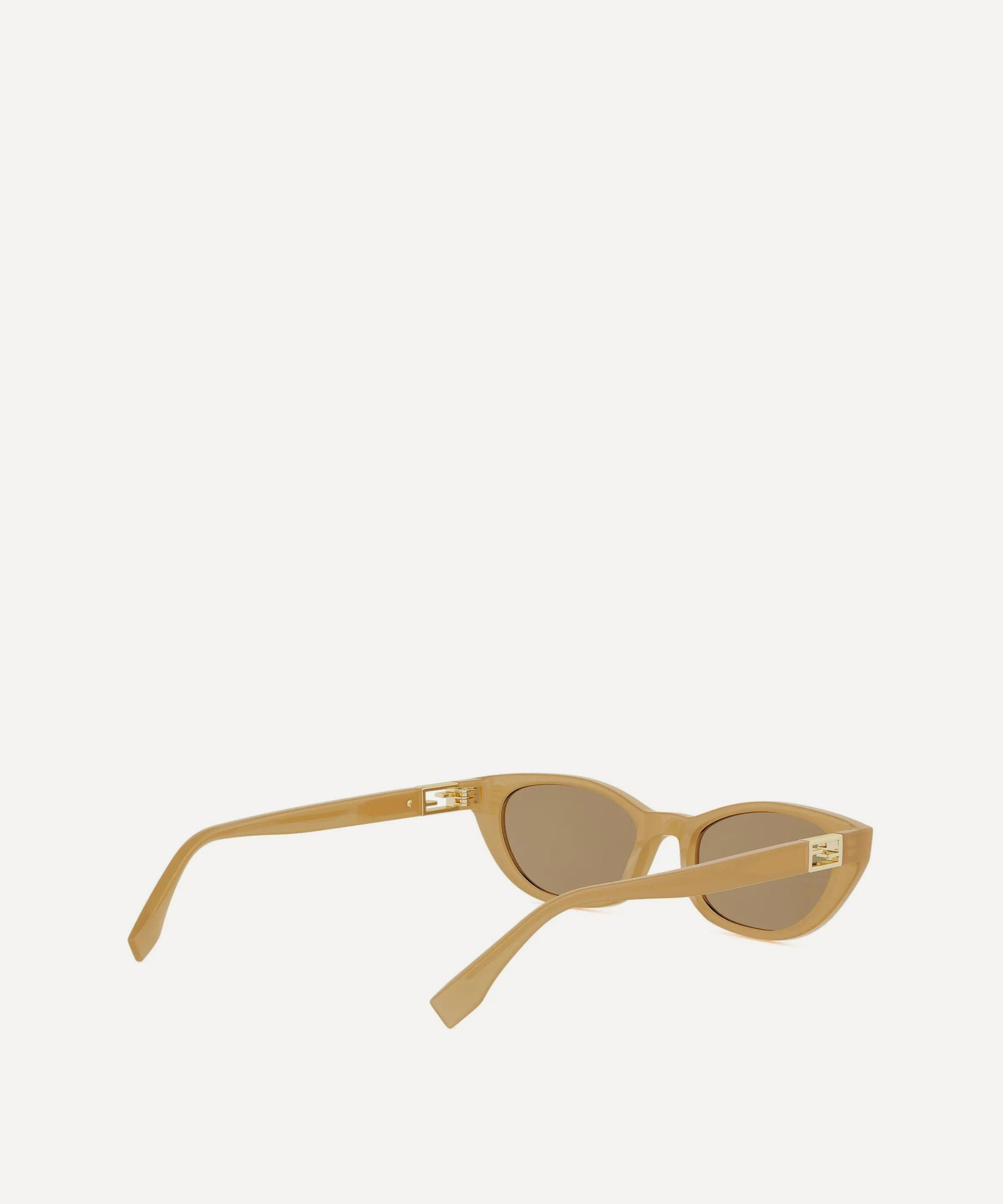 Fendi - Baguette Brown Cat Eye Sunglasses image number 3