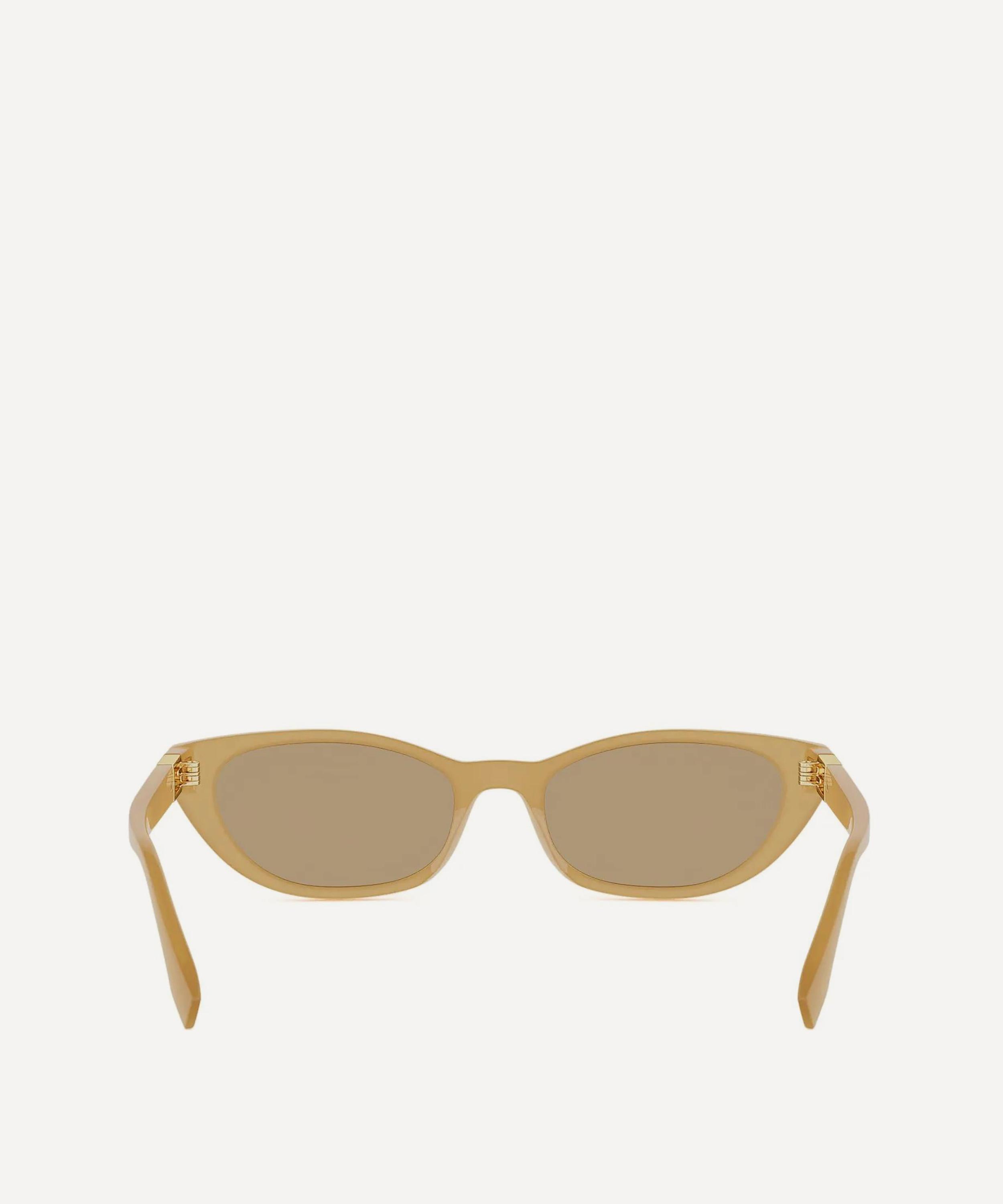 Fendi - Baguette Brown Cat Eye Sunglasses image number 4