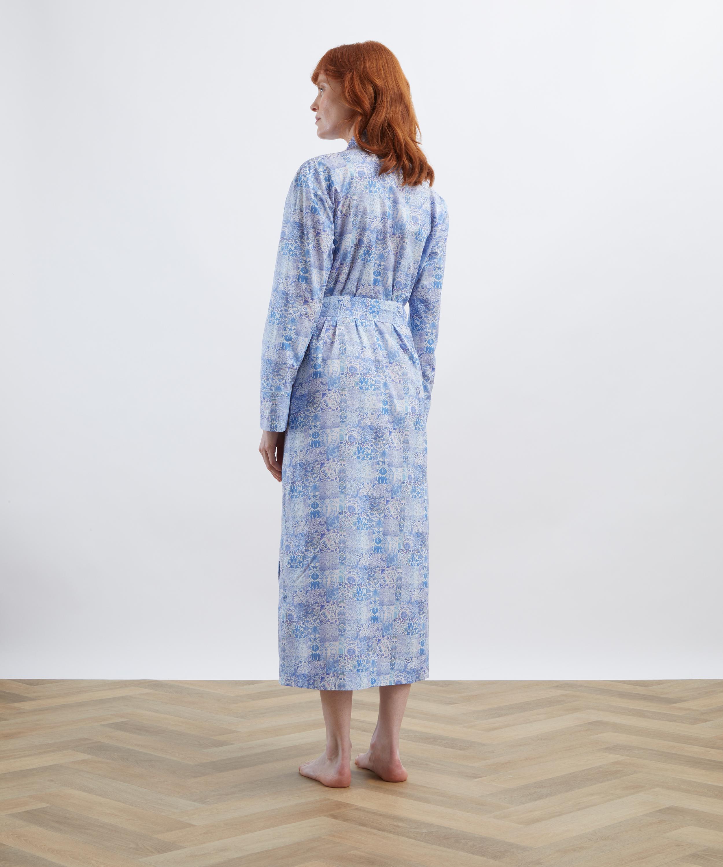 Liberty - Morris Patchwork Tana Lawn&trade; Cotton Robe&nbsp; image number 3