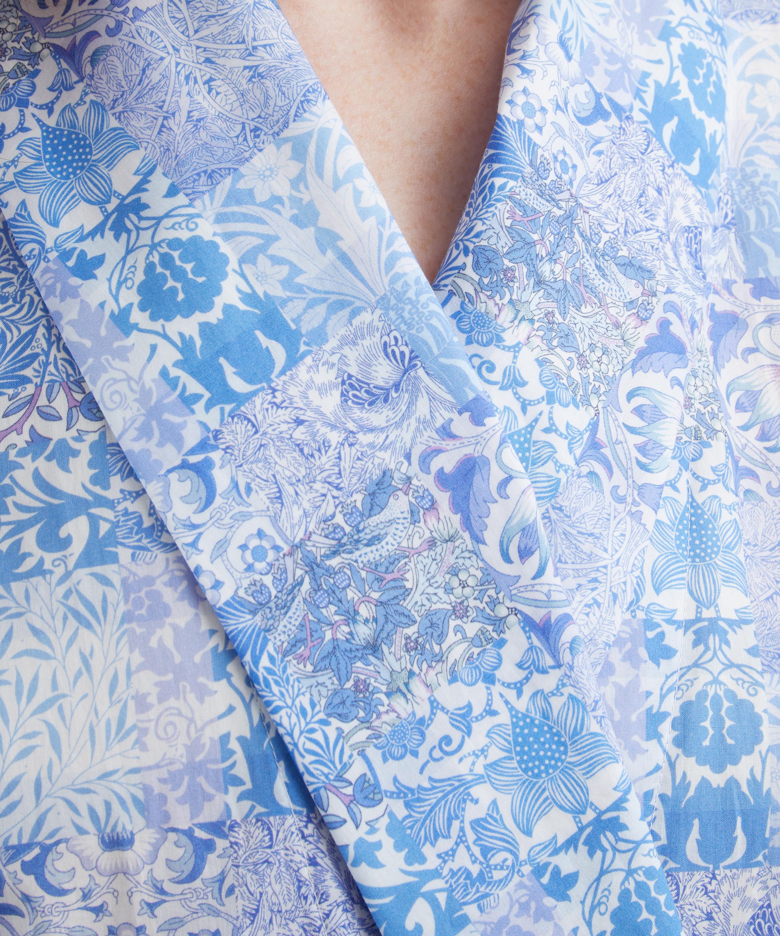 Liberty - Morris Patchwork Tana Lawn&trade; Cotton Robe&nbsp; image number 4