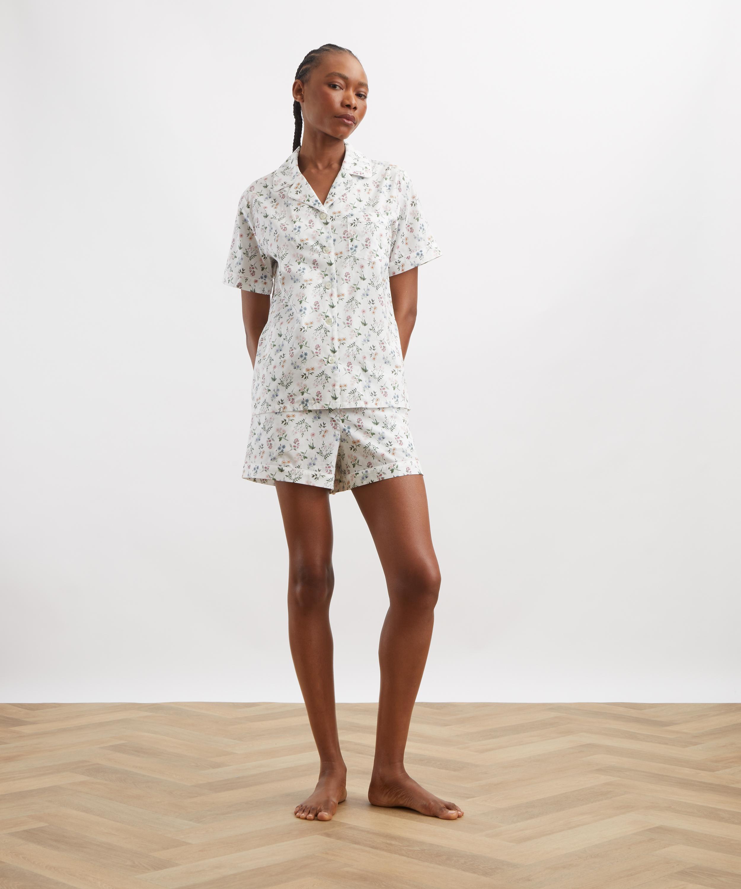 Liberty - Annie Tana Lawn&trade; Cotton Short Pyjama Set image number 1