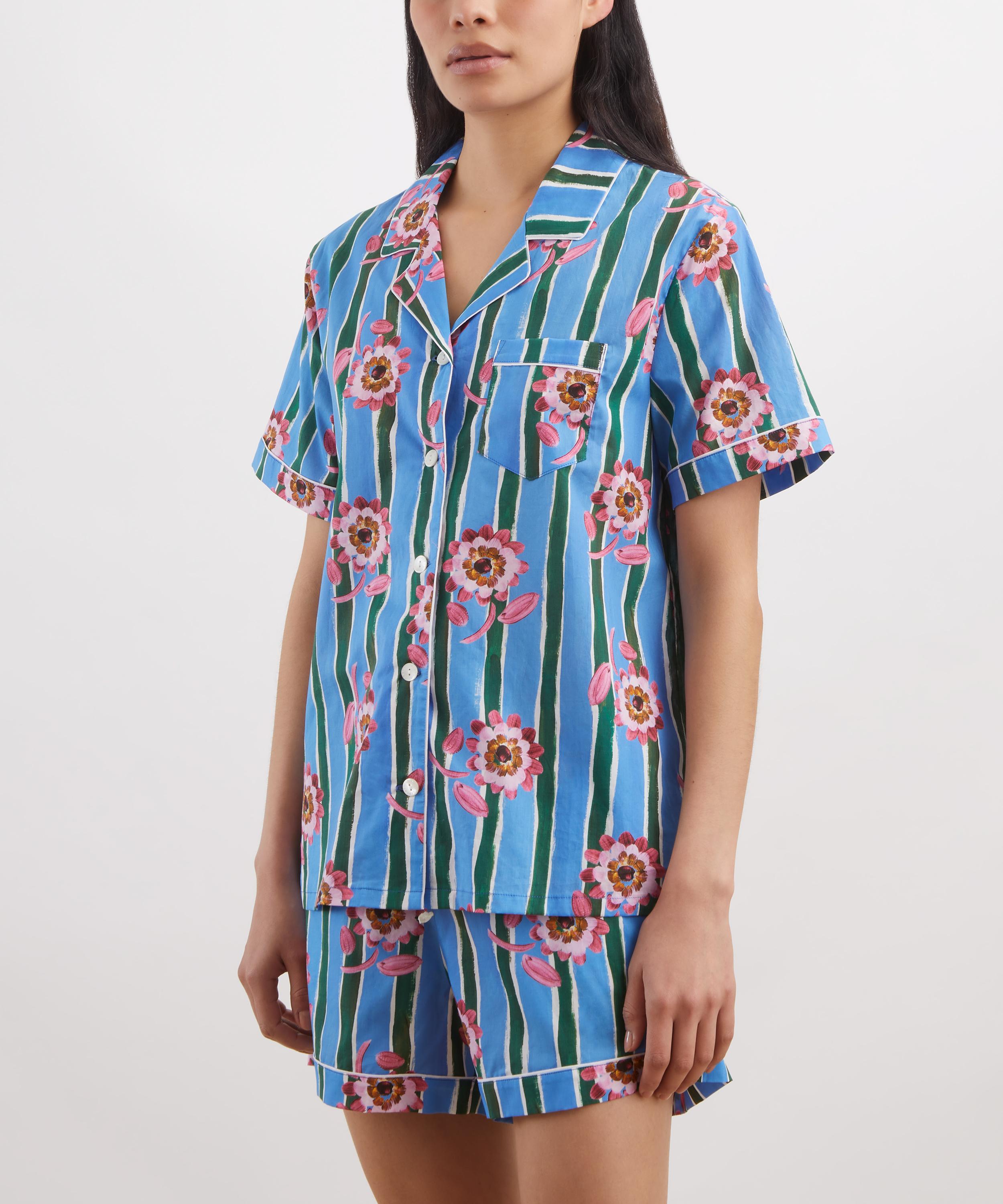 Liberty - Beau Tana Lawn&trade; Cotton Short Pyjama Set image number 2