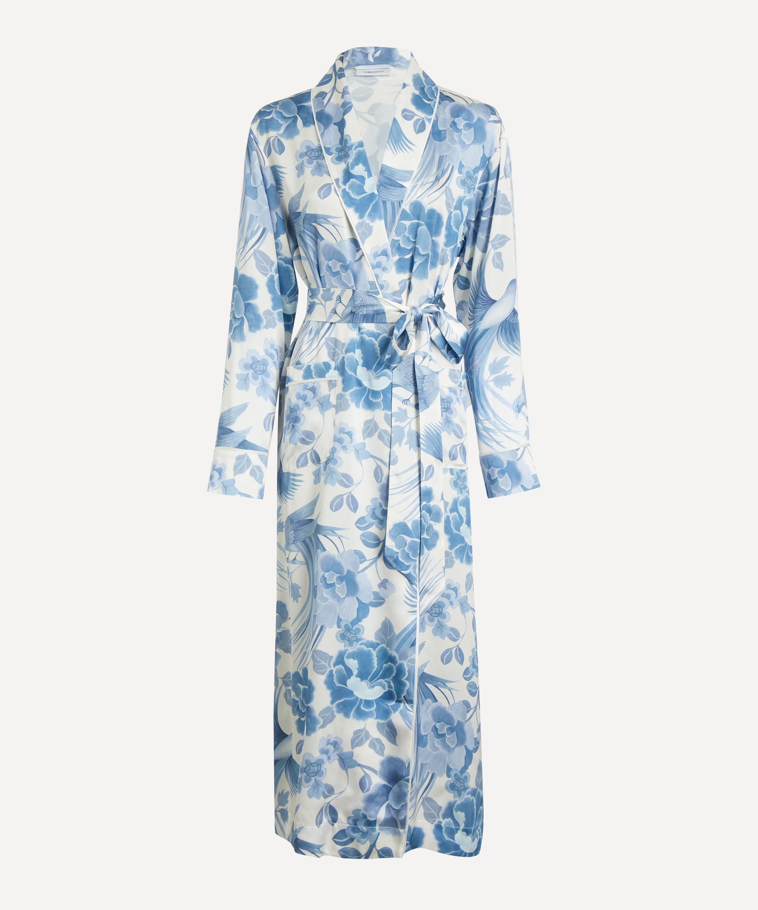 Liberty - Tropical Shawl Silk-Satin Robe&nbsp;