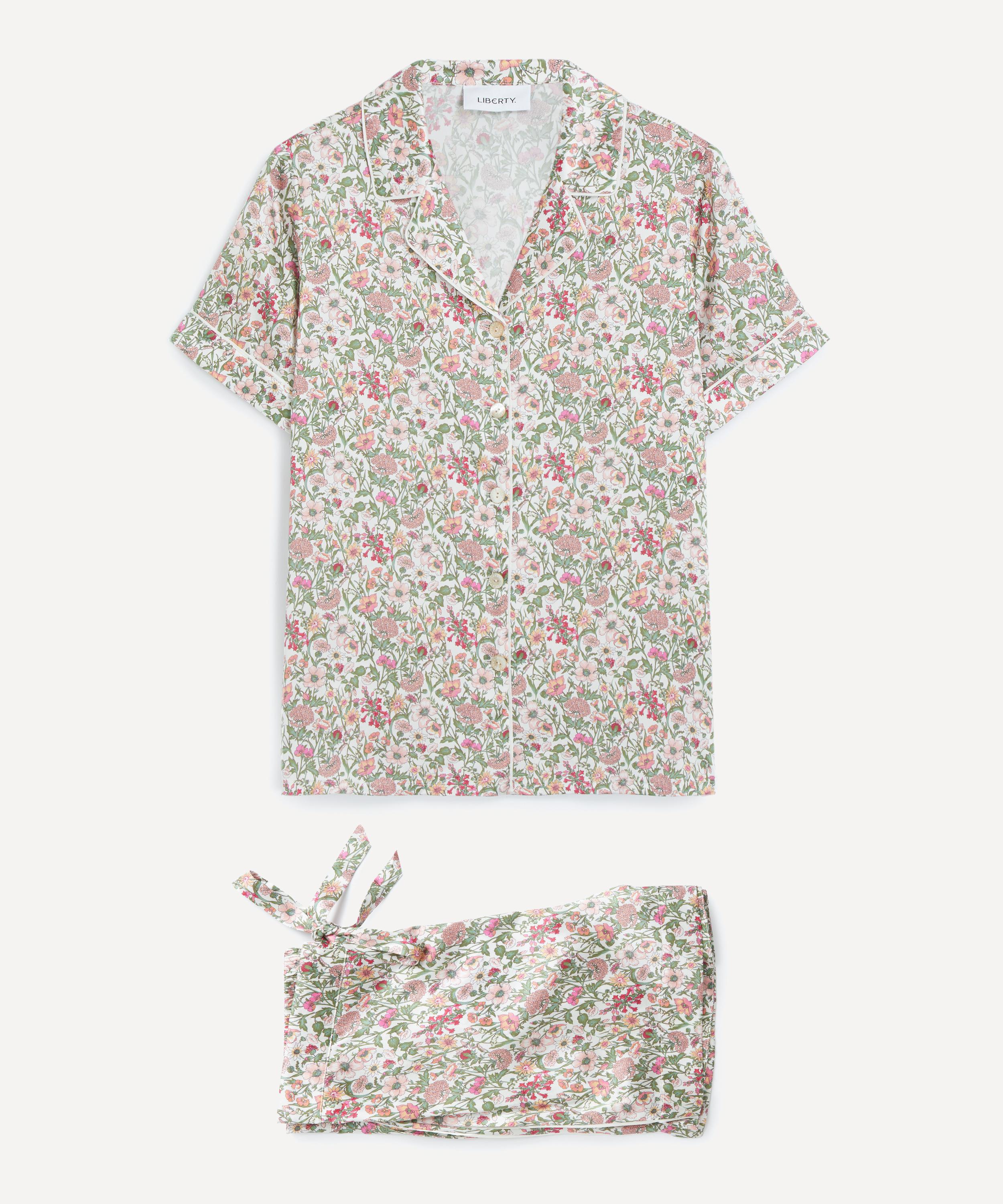 Liberty - Rachel Meadow Silk-Satin Short Pyjama Set
