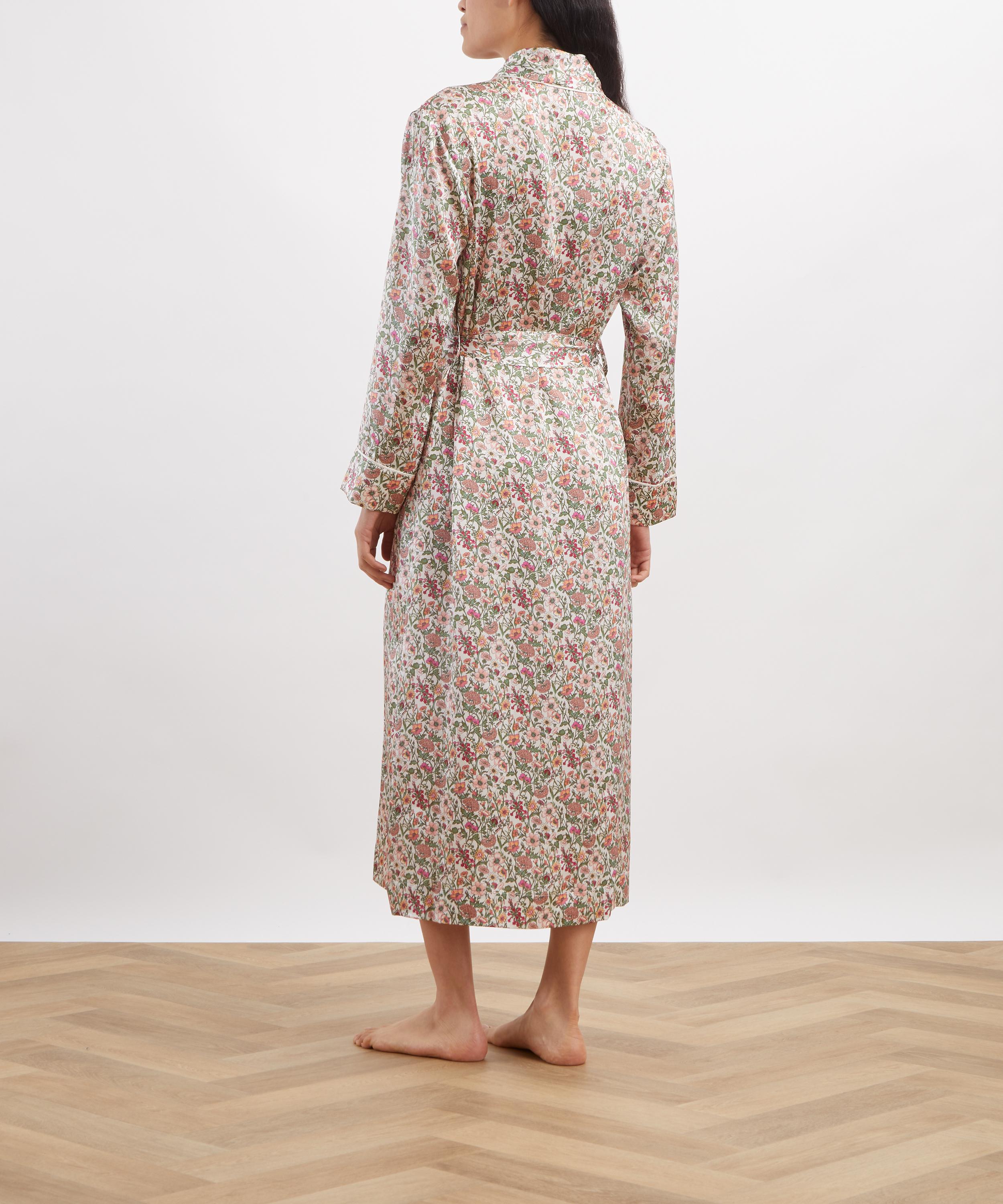 Liberty - Rachel Meadow Silk-Satin Robe&nbsp; image number 3