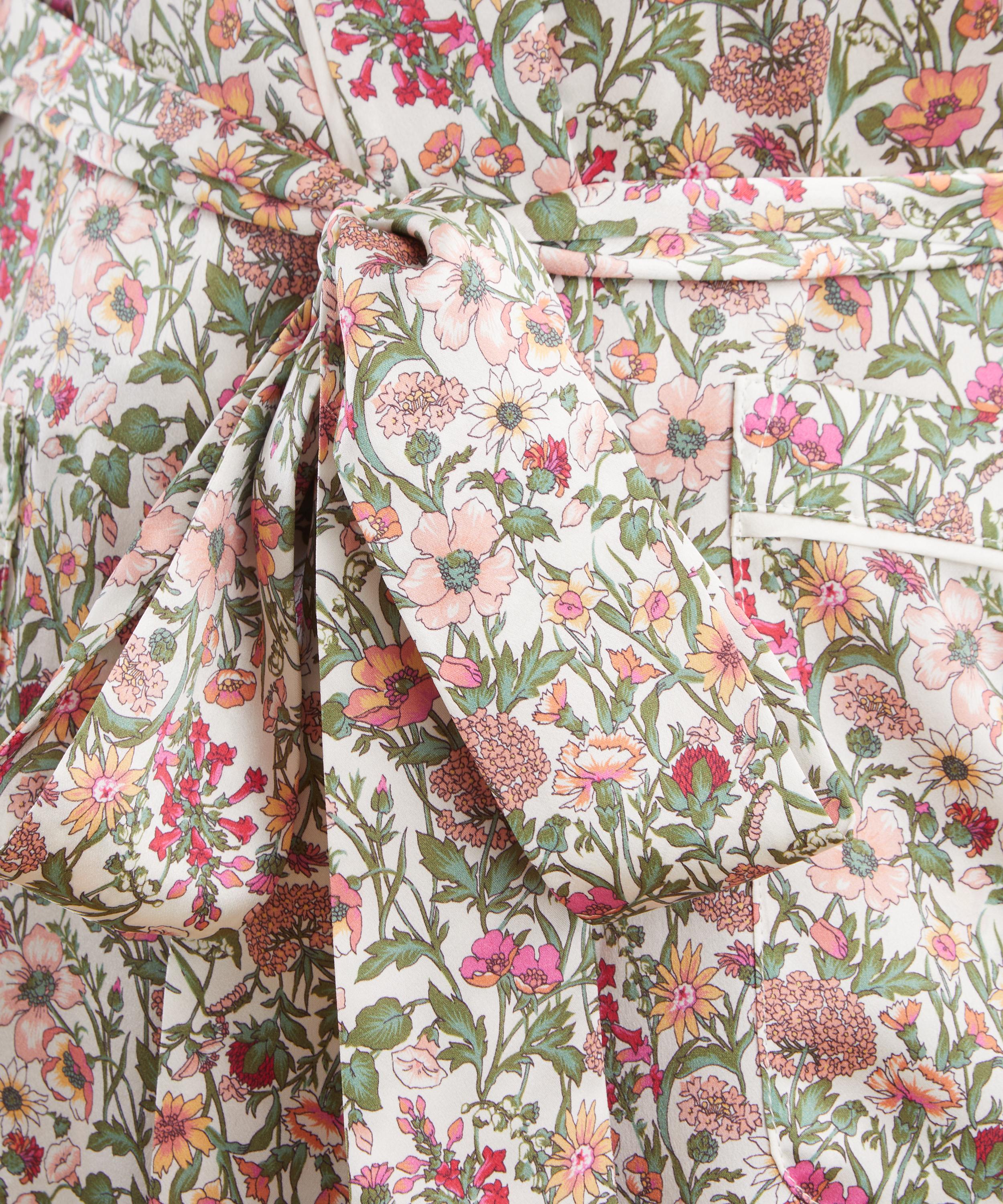 Liberty - Rachel Meadow Silk-Satin Robe&nbsp; image number 4