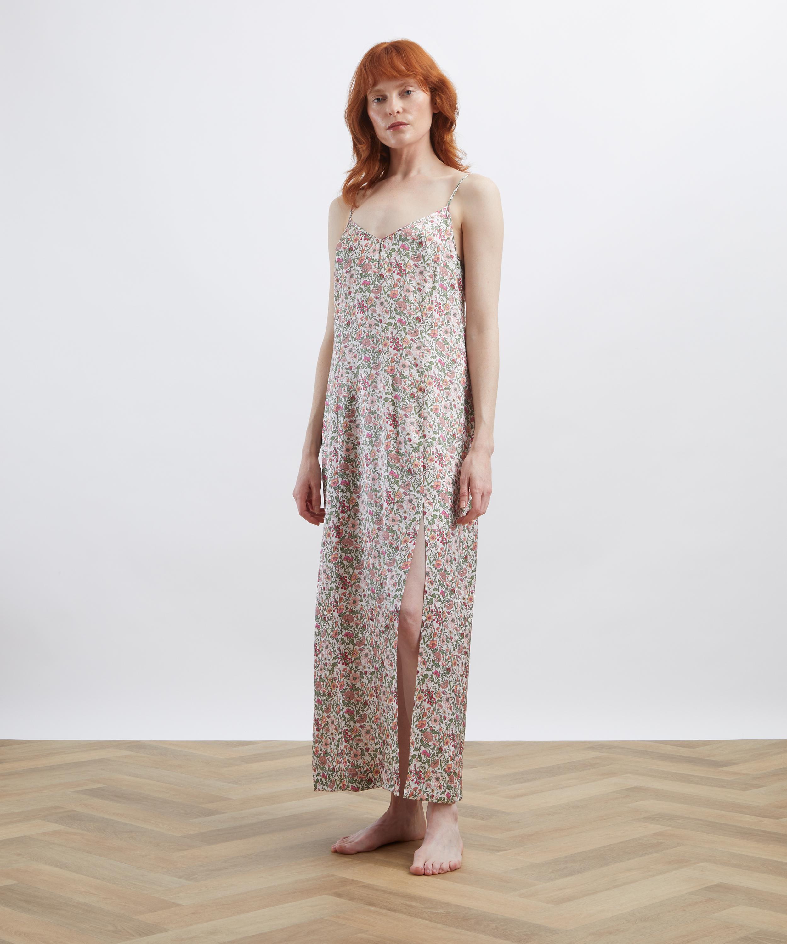 Liberty - Rachel Meadow Silk-Satin Chemise image number 1