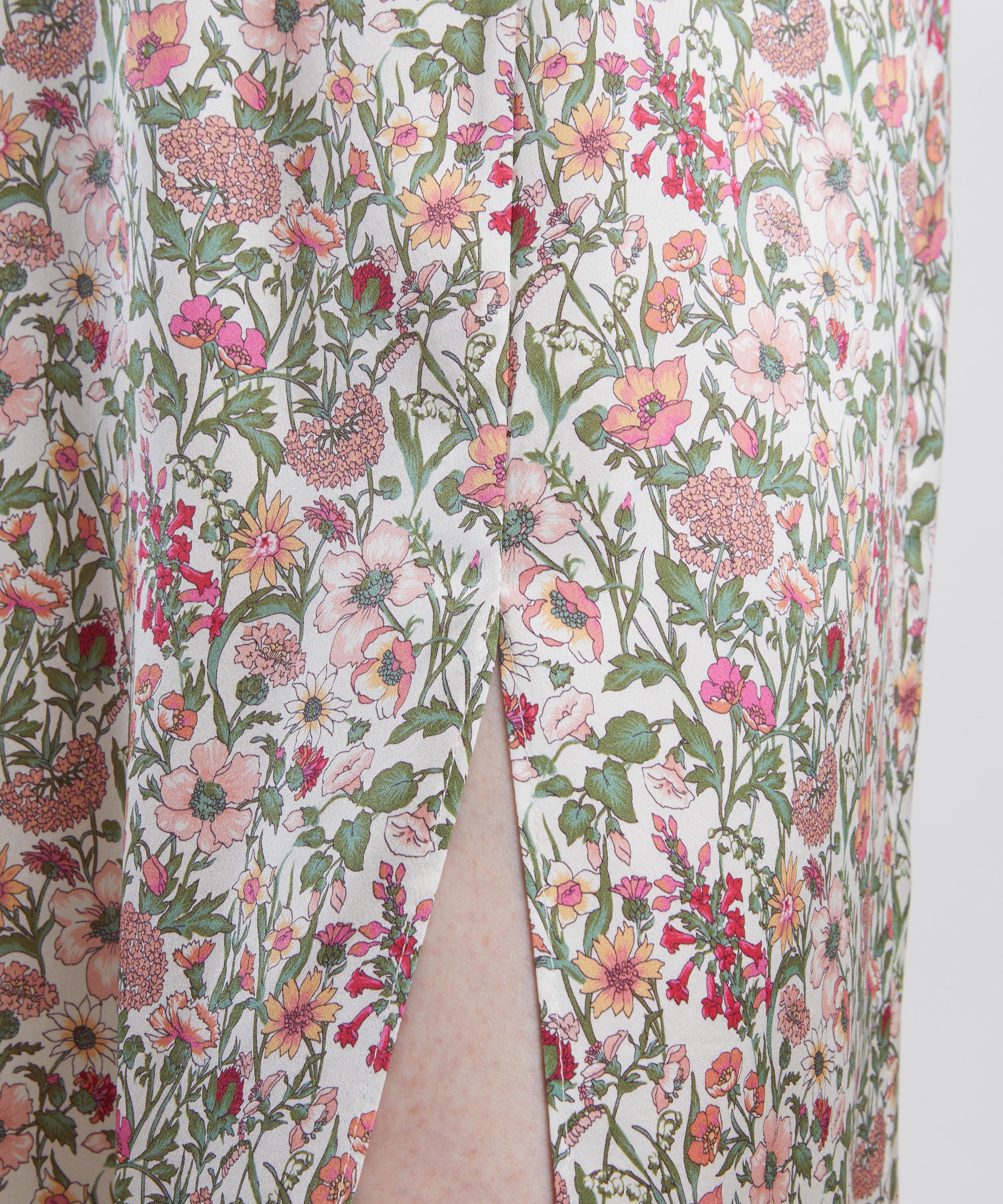 Liberty - Rachel Meadow Silk-Satin Chemise image number 4