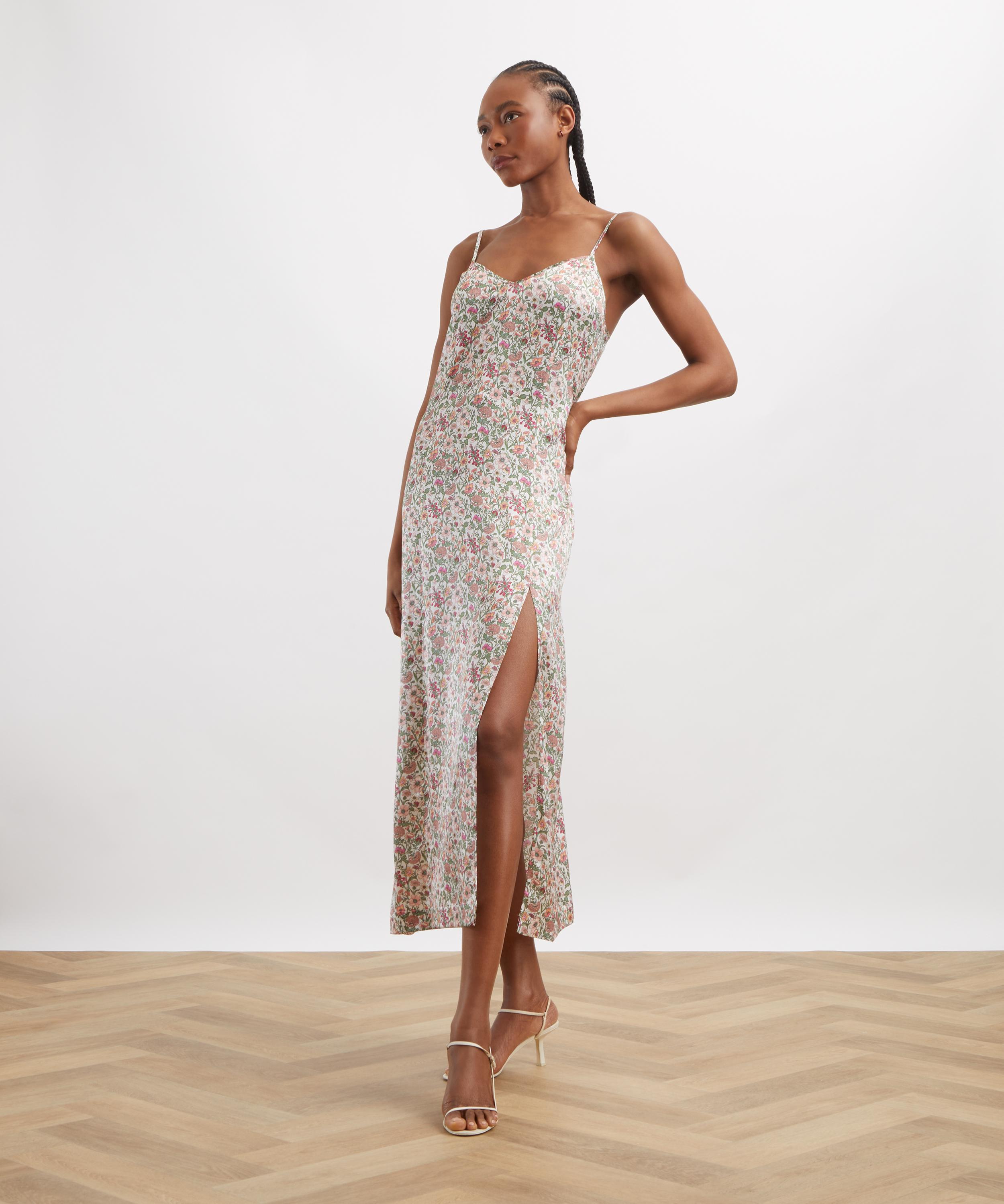 Liberty - Rachel Meadow Silk-Satin Chemise image number 5