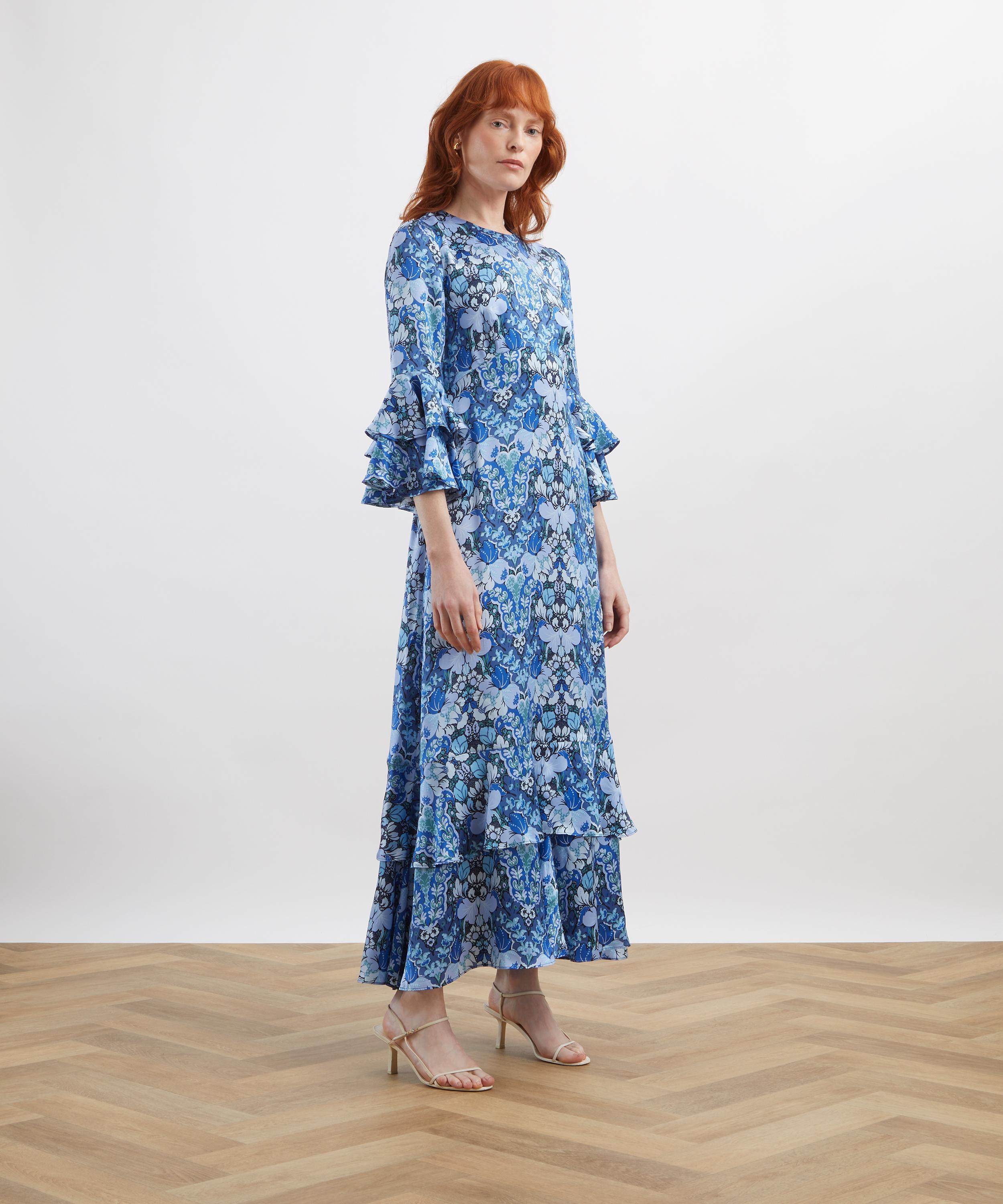 Liberty - Glastonbury Silk Gala Maxi&nbsp;Dress image number 2