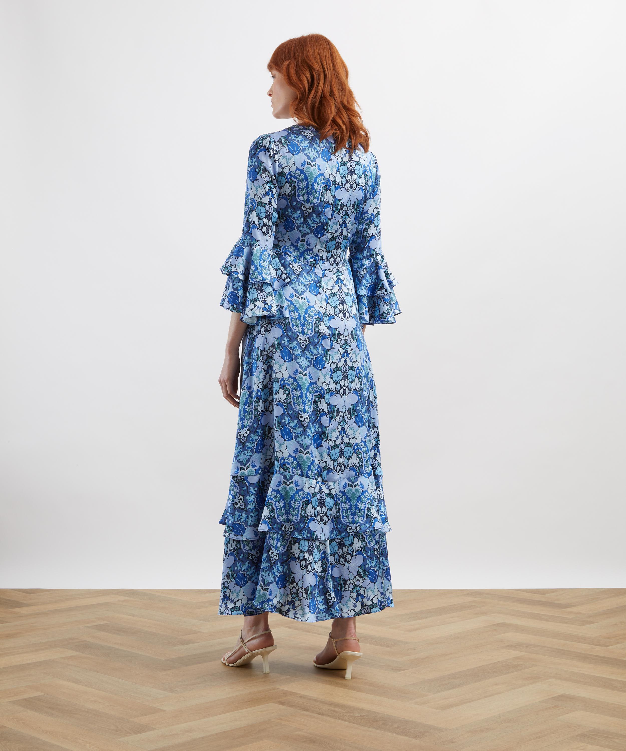 Liberty - Glastonbury Silk Gala Maxi&nbsp;Dress image number 3