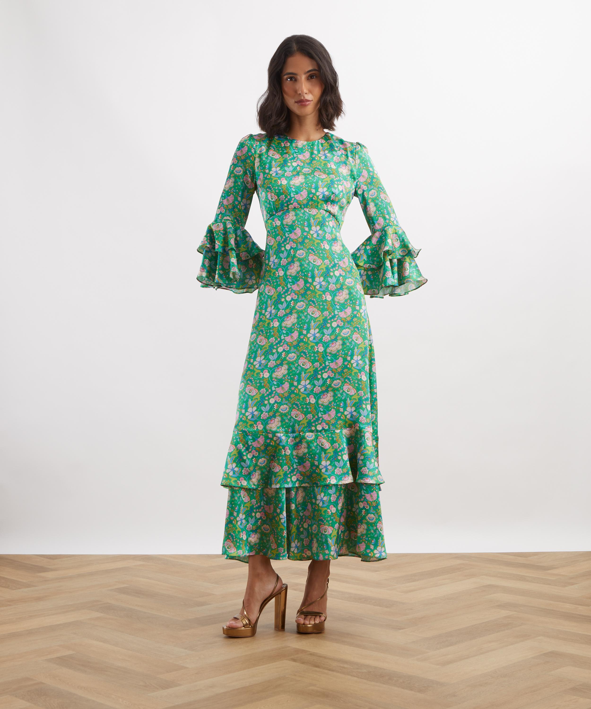 Liberty - Mabelle Hall Silk Gala Maxi Dress image number 1