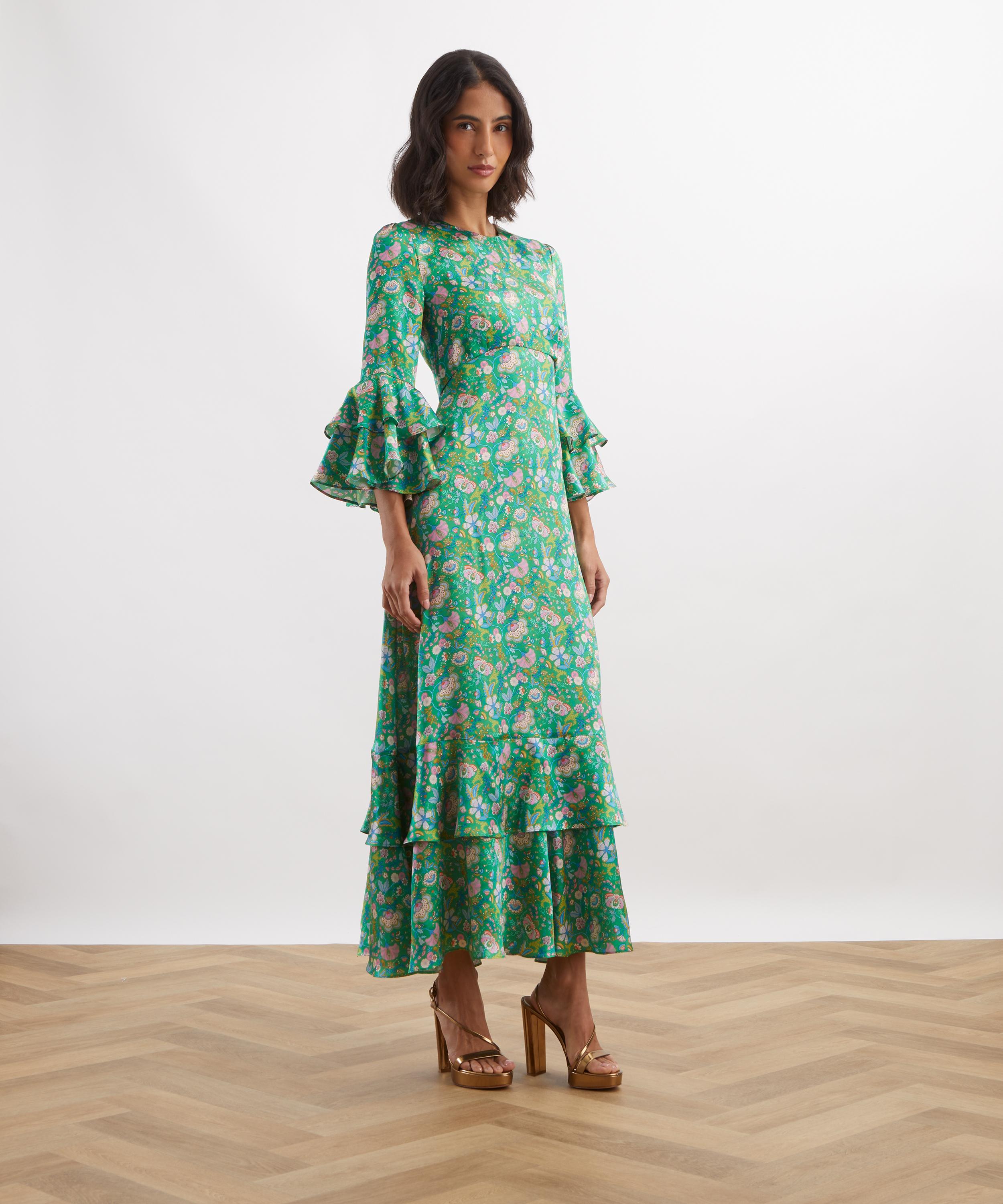 Liberty - Mabelle Hall Silk Gala Maxi Dress image number 2