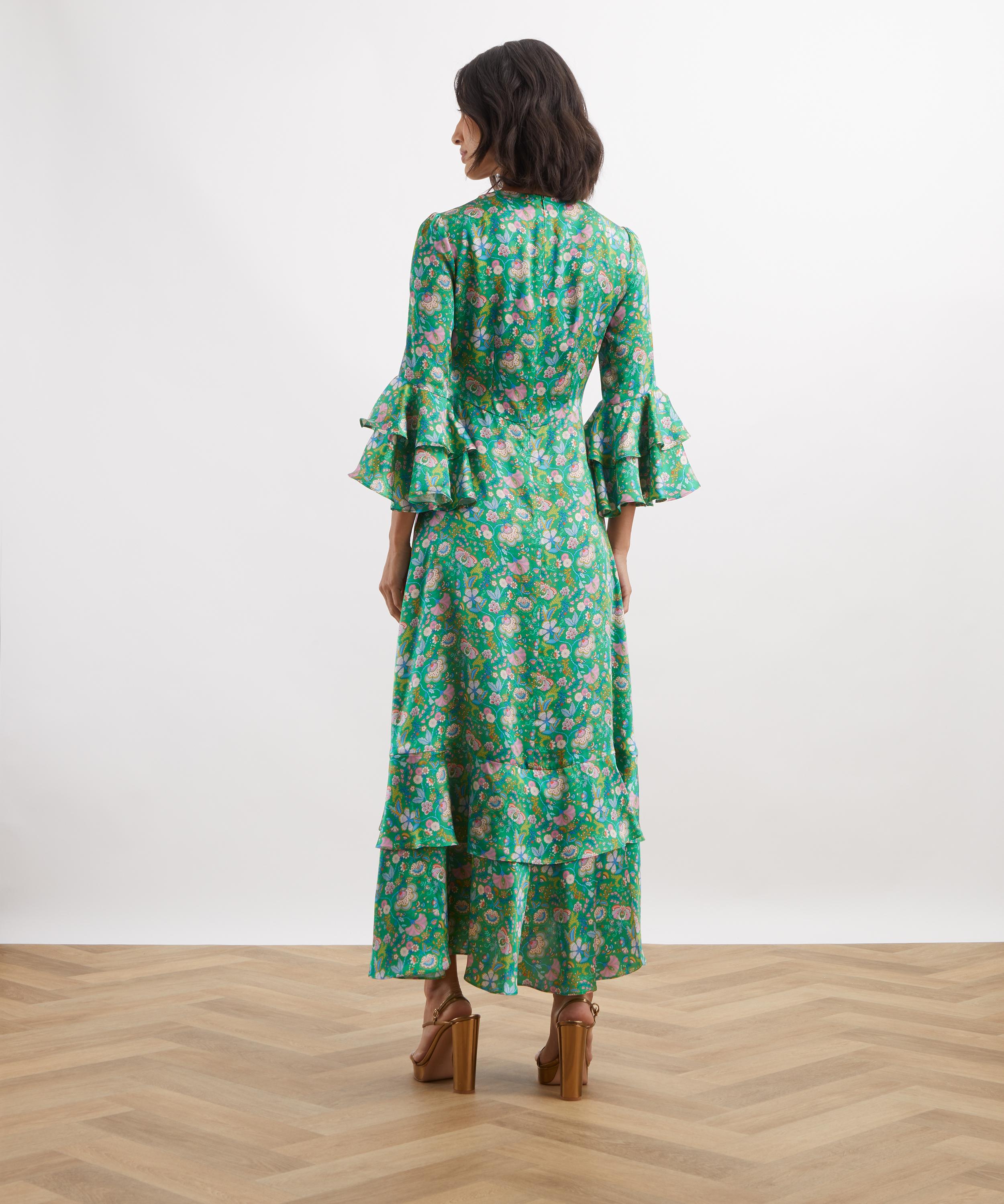 Liberty - Mabelle Hall Silk Gala Maxi Dress image number 3