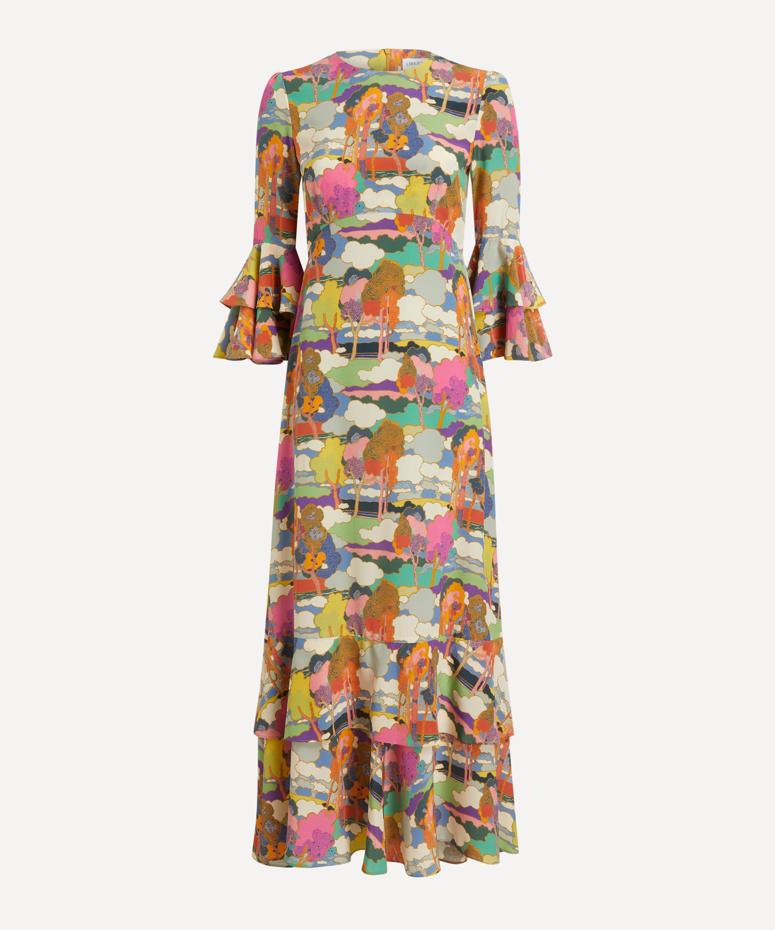 Liberty - Prospect Road Silk Gala Maxi Dress