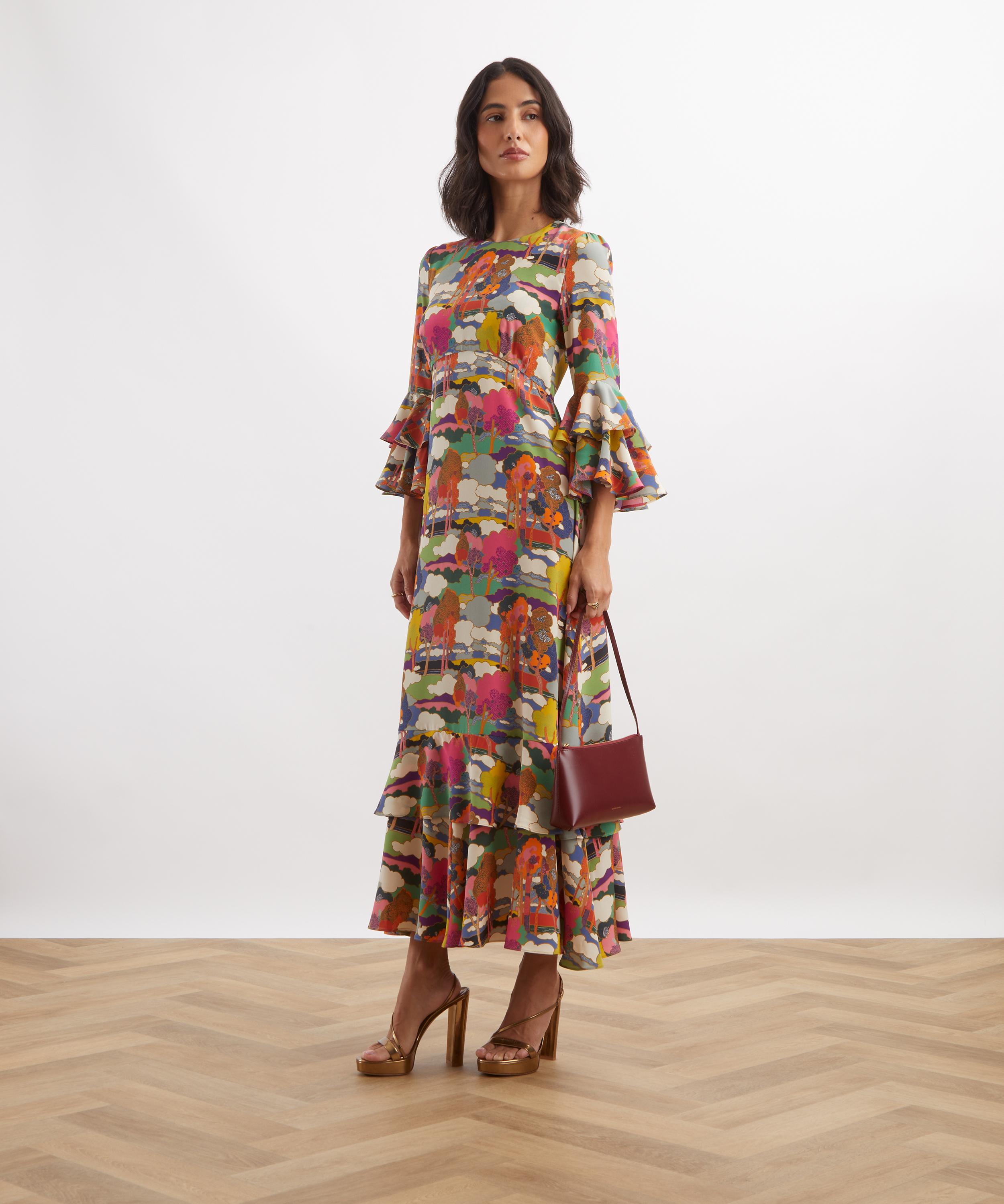 Liberty - Prospect Road Silk Gala Maxi Dress image number 1