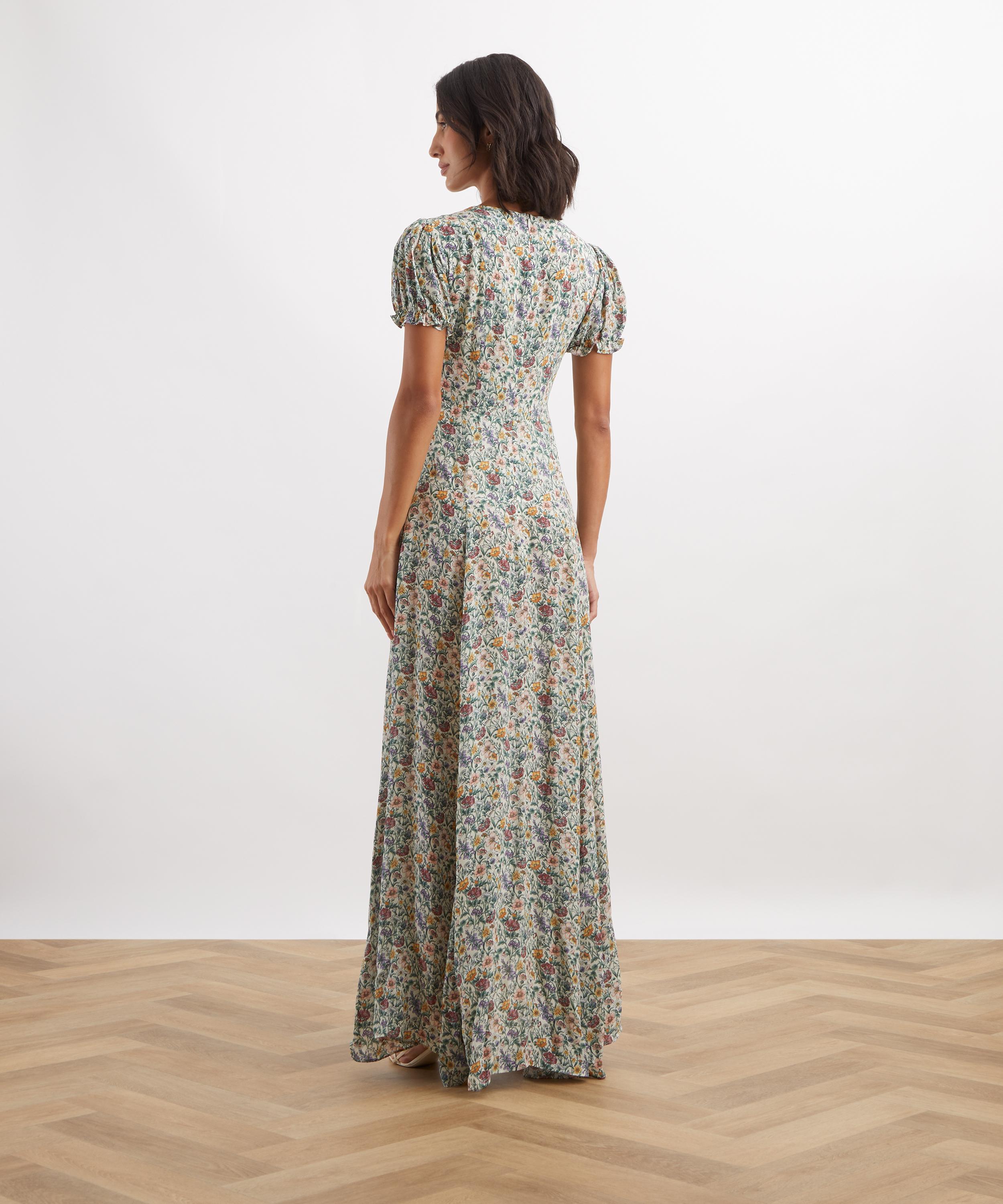 Liberty - Rachel Meadow Midnight Maxi Dress&nbsp; image number 3