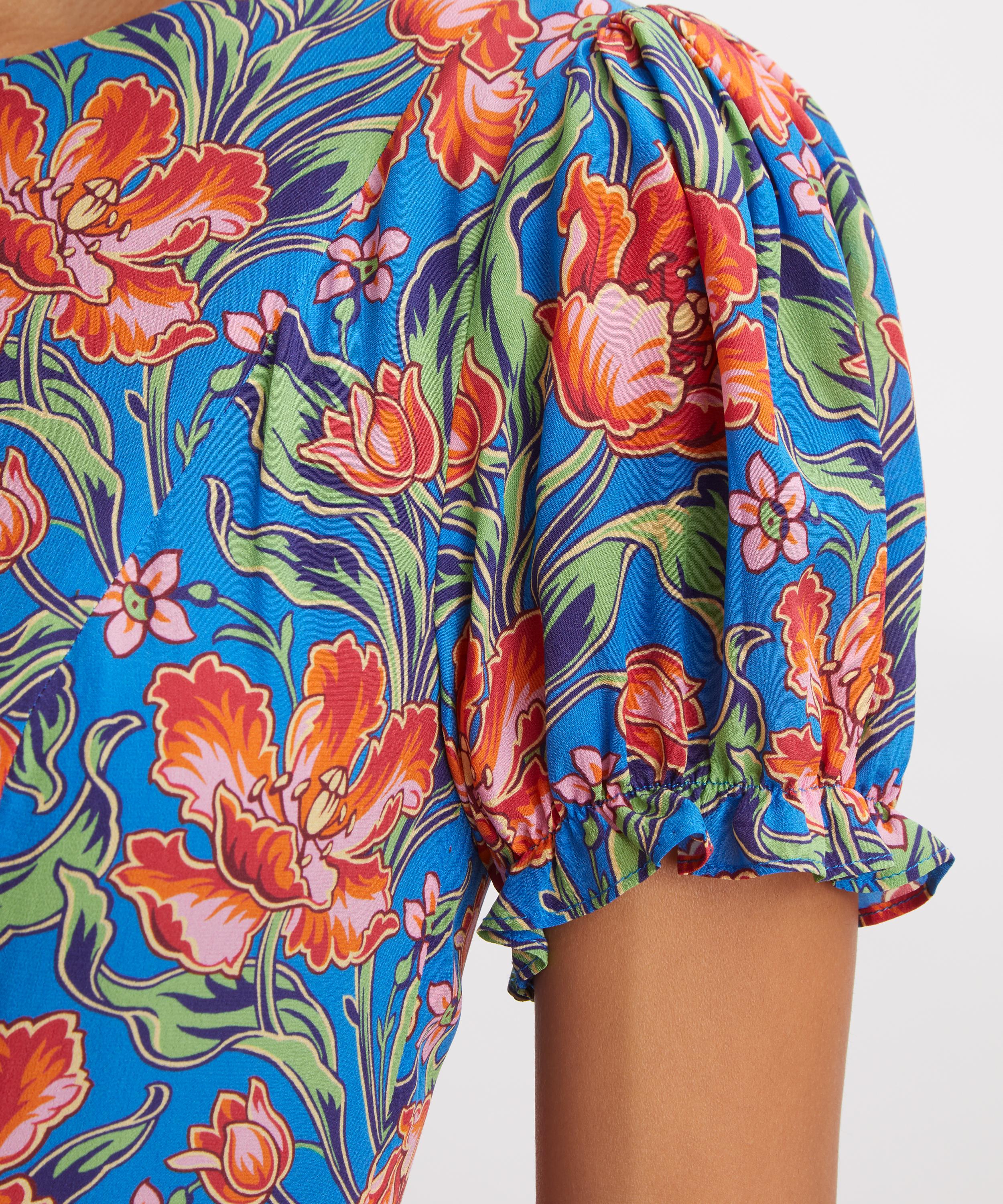 Liberty - Archive Tulip Garden Midnight Maxi Dress&nbsp; image number 4