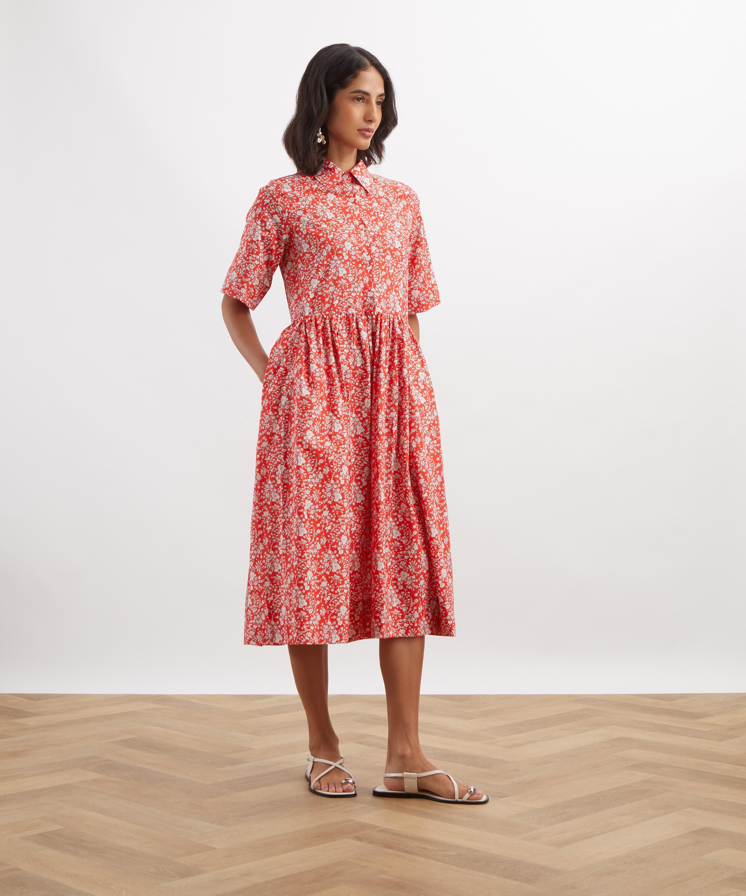 Liberty - Summer Blooms Gallery Shirt Dress image number 1