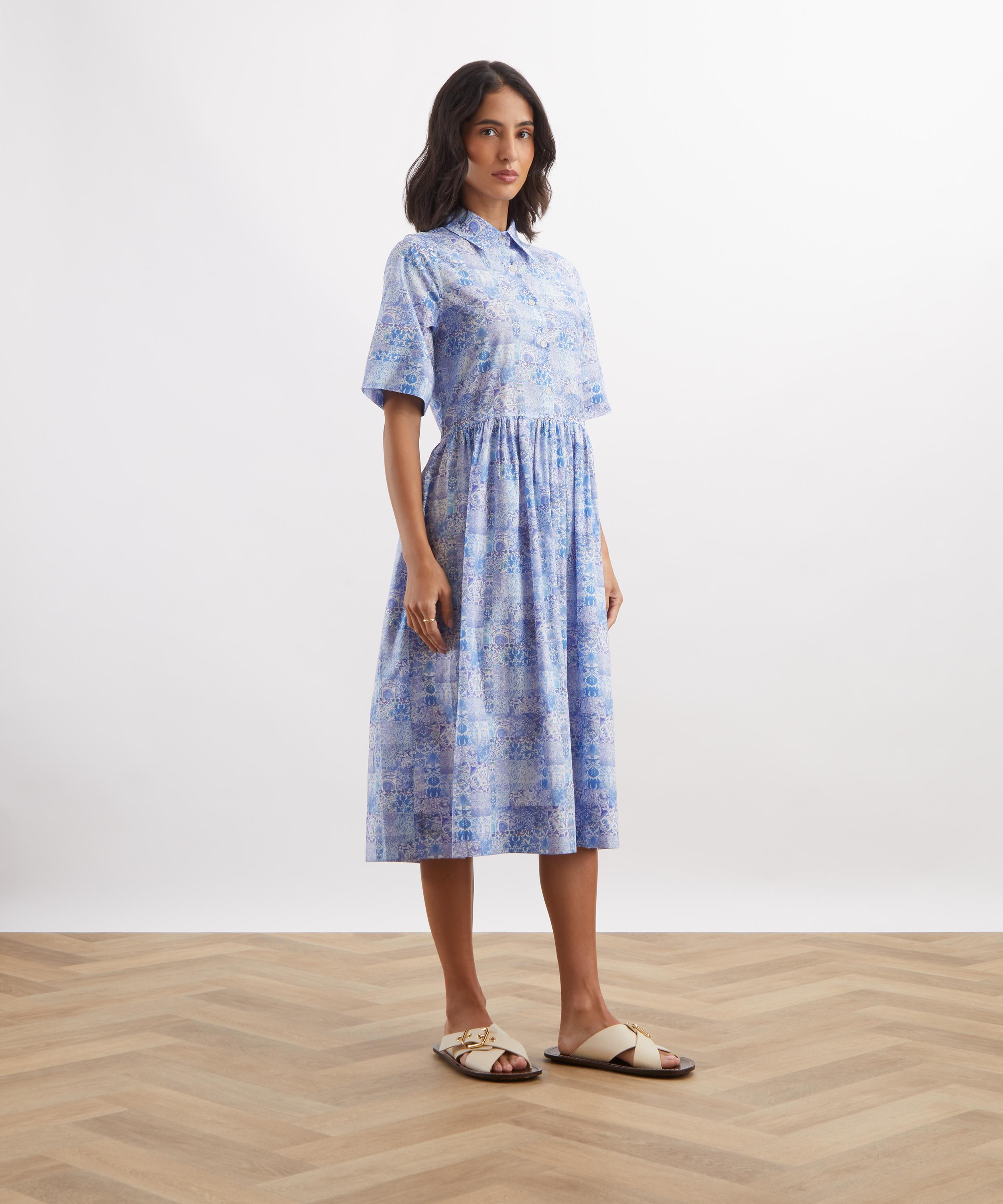 Liberty - Morris Patchwork Gallery Shirt Dress image number 2