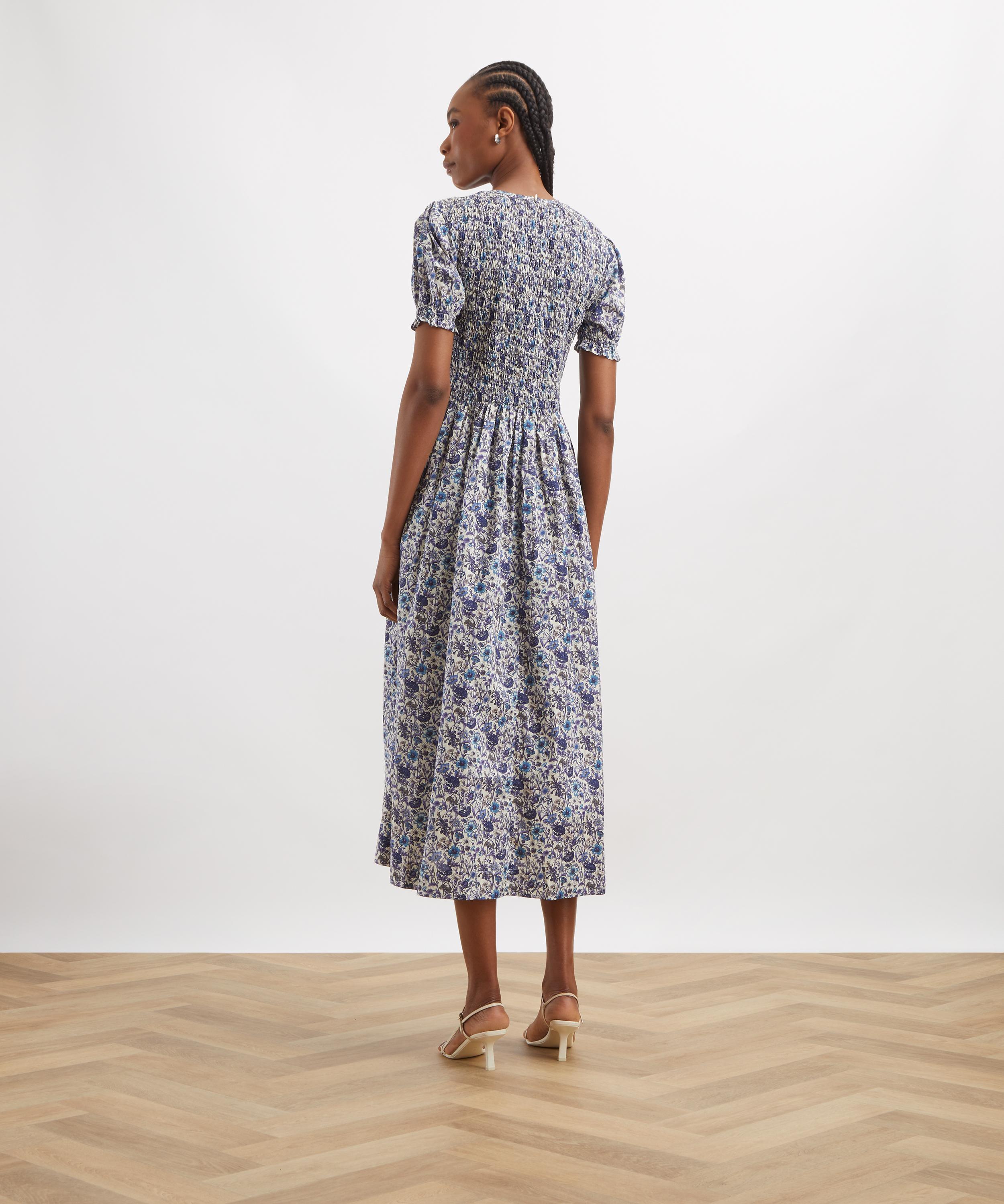 Liberty - Rachel Short-Sleeve Smock Dress image number 3