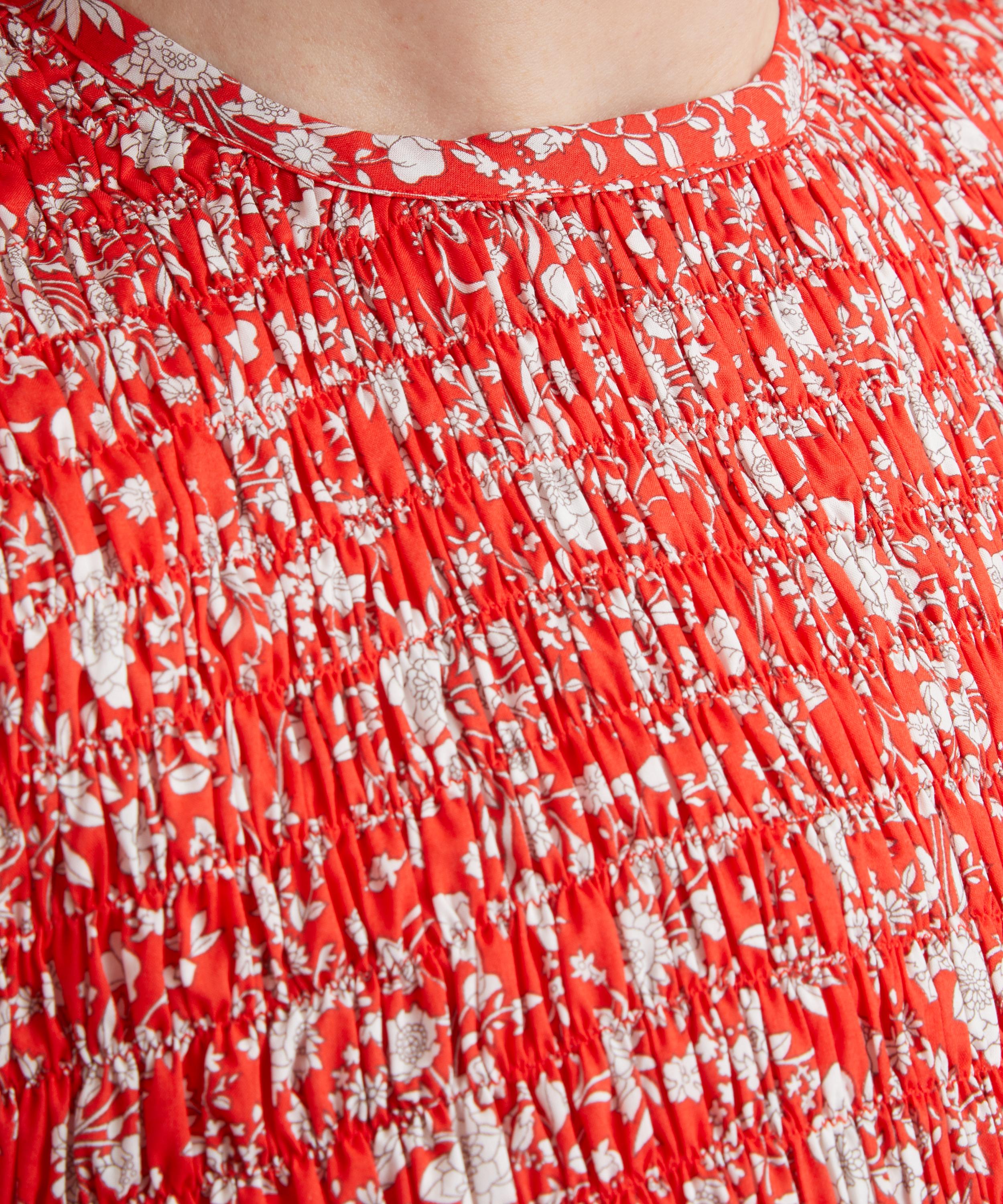 Liberty - Summer Blooms Short-Sleeve Smock Dress image number 4