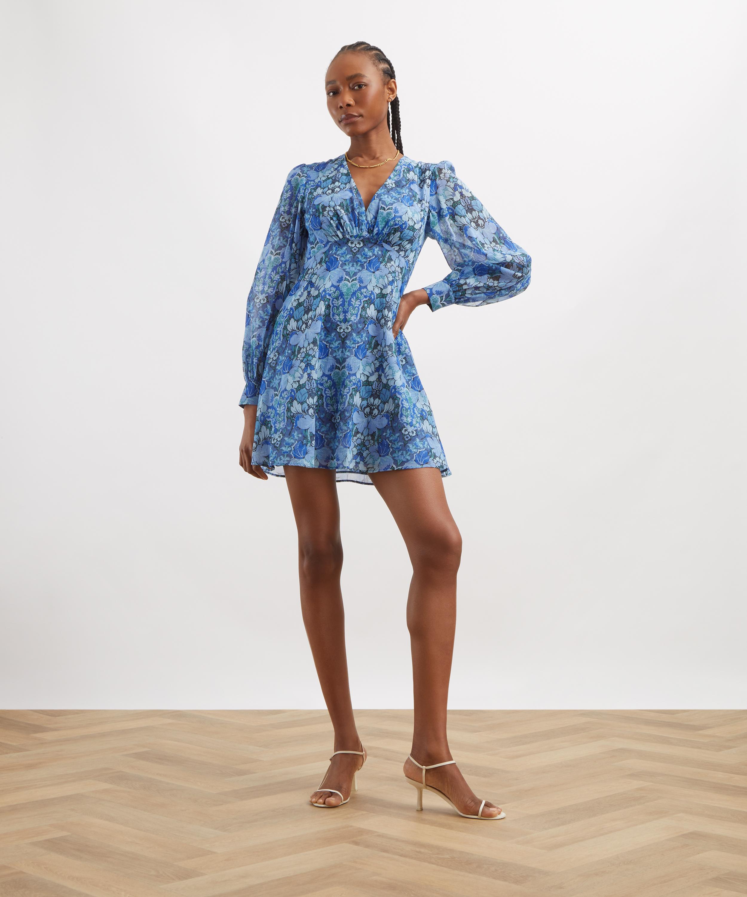 Liberty - Glastonbury Soir&eacute;e Cotton Mini Dress&nbsp; image number 1